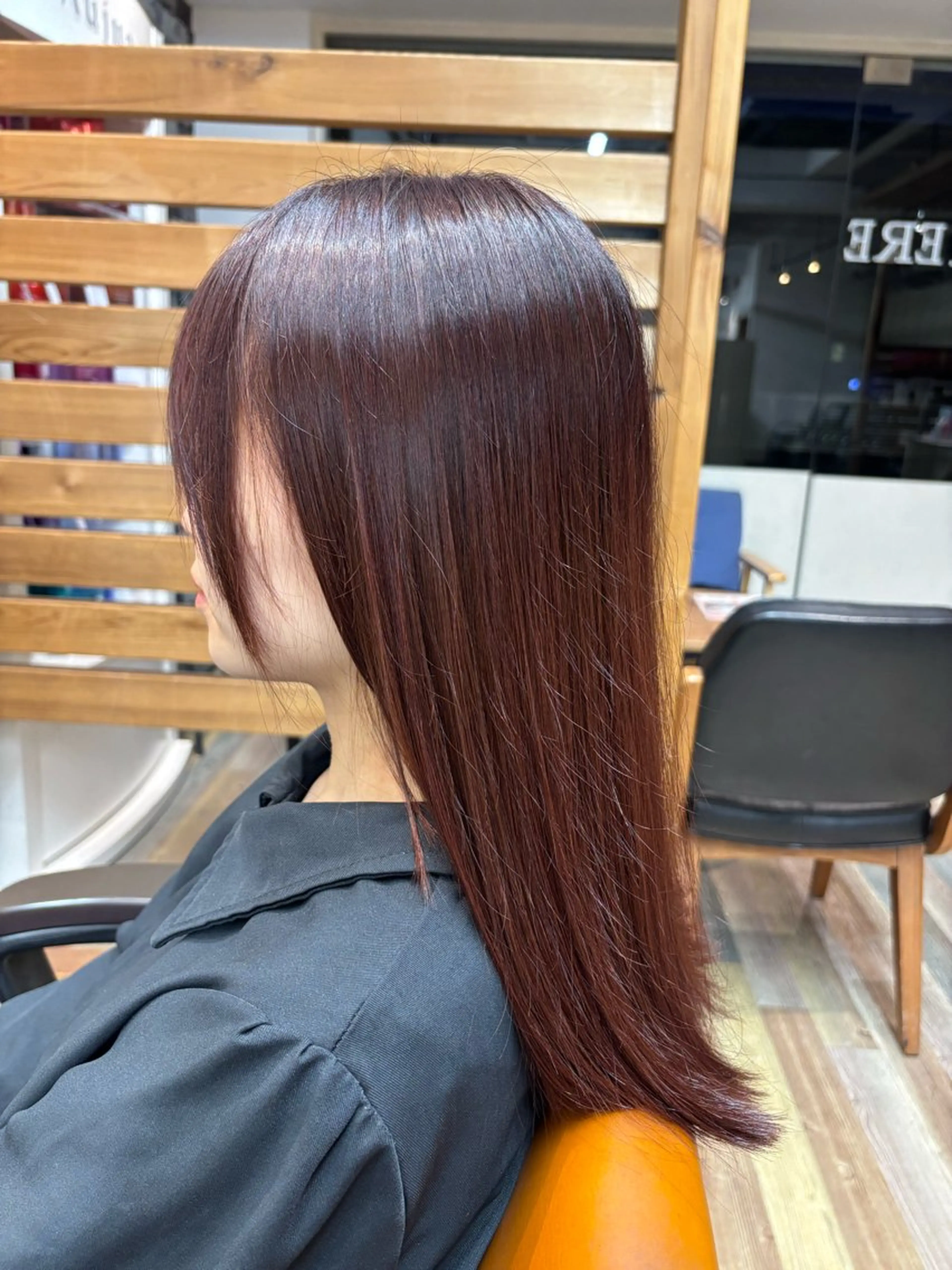 ロング カラー 岩崎 太陽のヘアスタイル