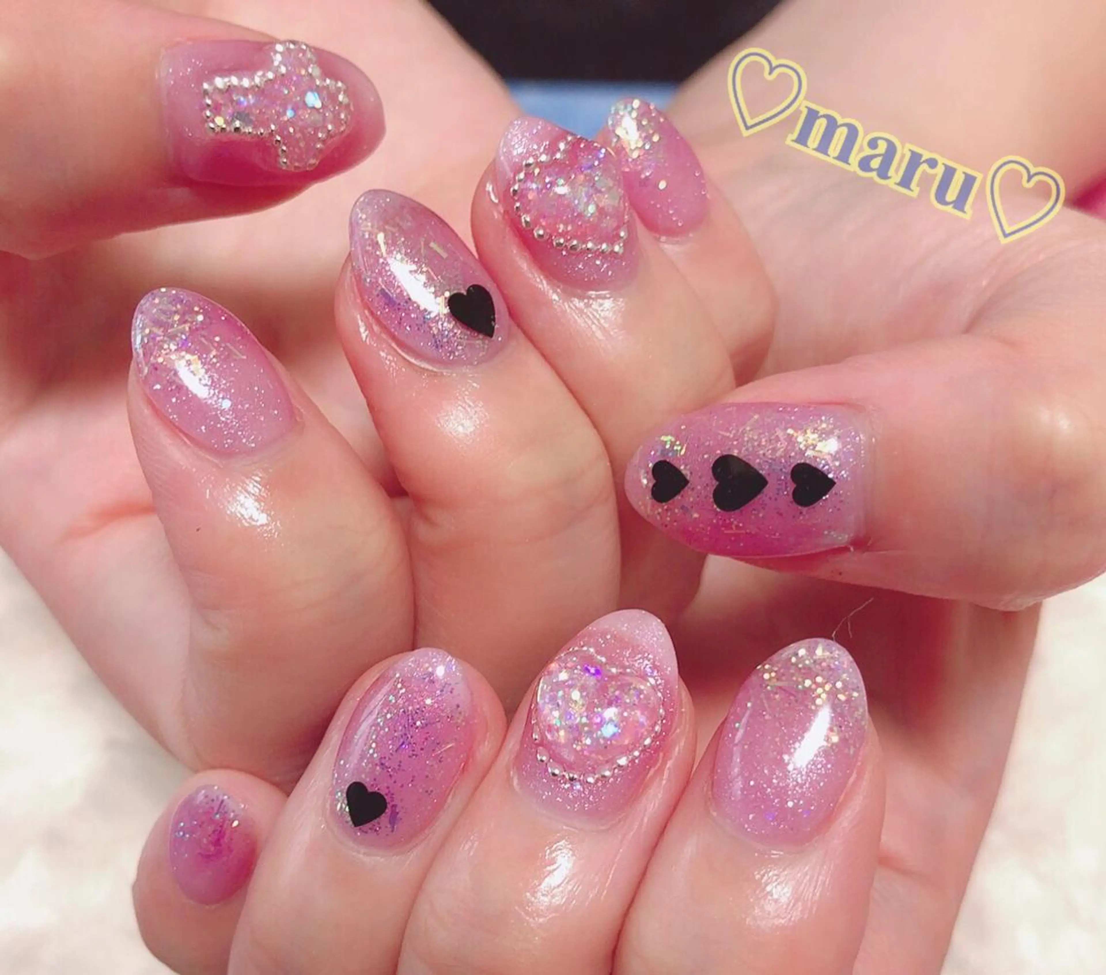 ネイル ハンドネイル フットネイル まるみ ♡のネイルデザイン