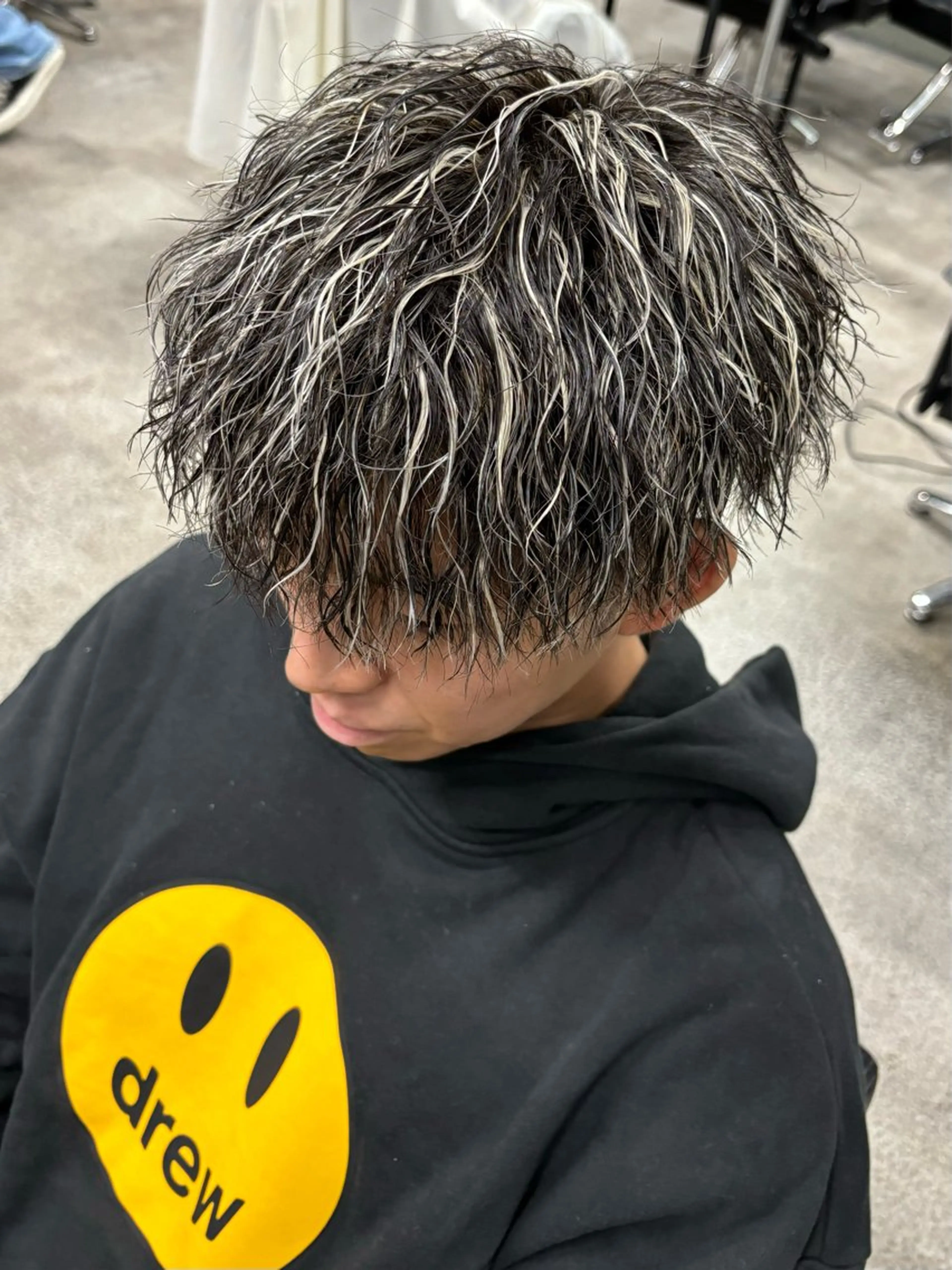 ショート カラー パーマ メンズ era2d所属・マコト/心斎橋 メンズ専門店のヘアスタイル