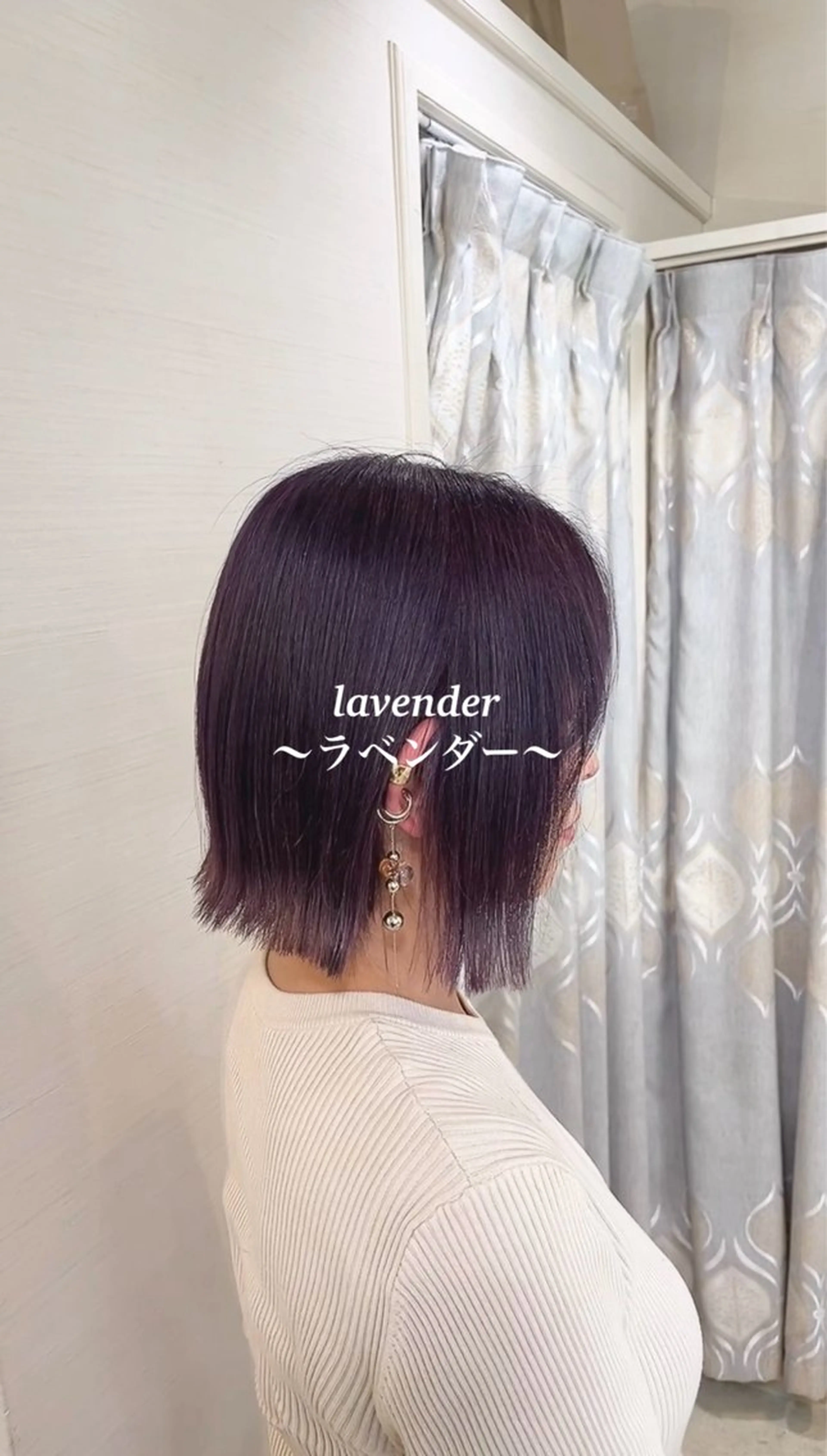 ショート カラー ブリーチ ラベンダーカラー カット ヘアカラー カラー特化美容師 なかもと たつひろのヘアスタイル