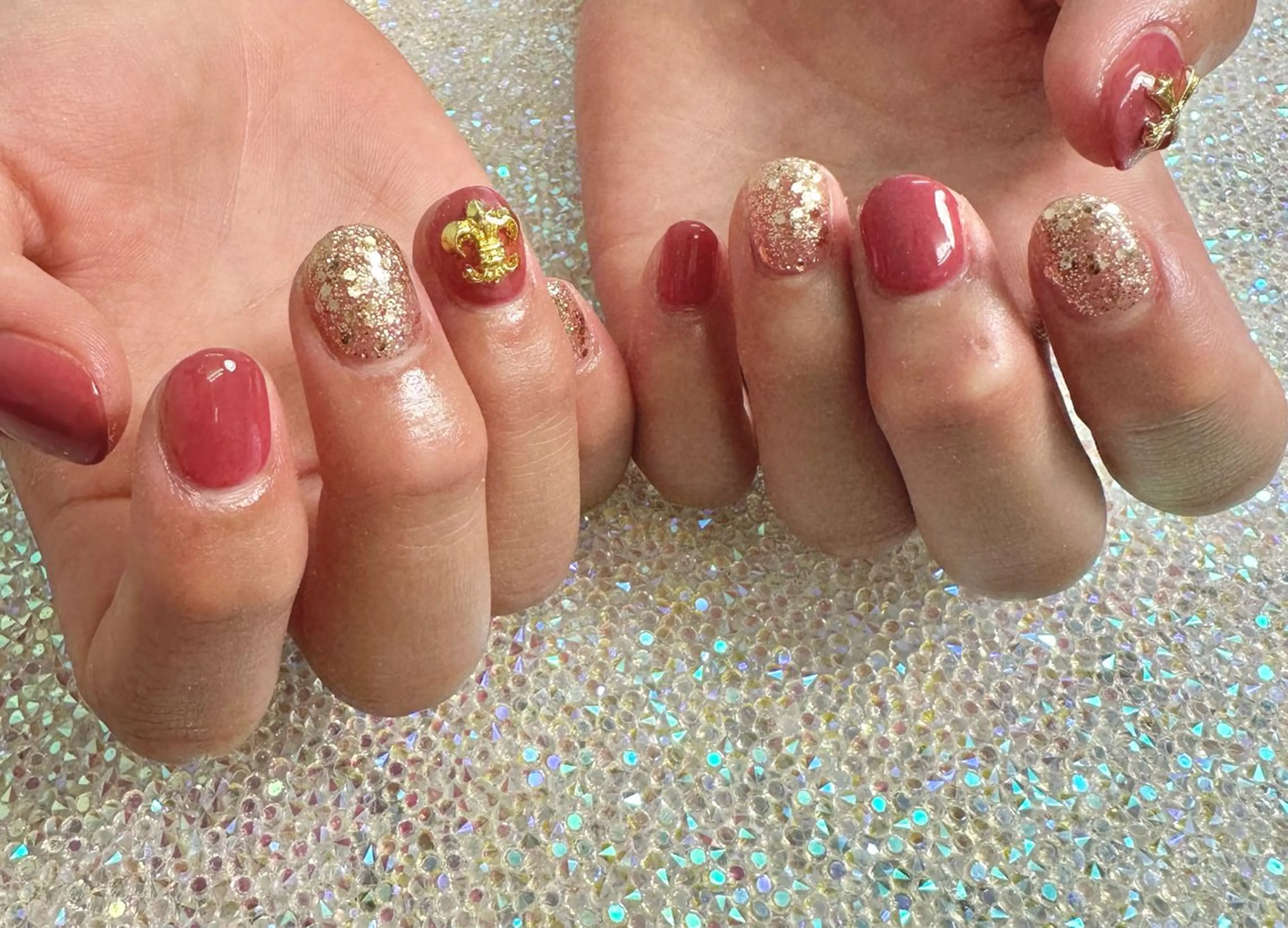 ショート yuka ♡のネイルデザイン