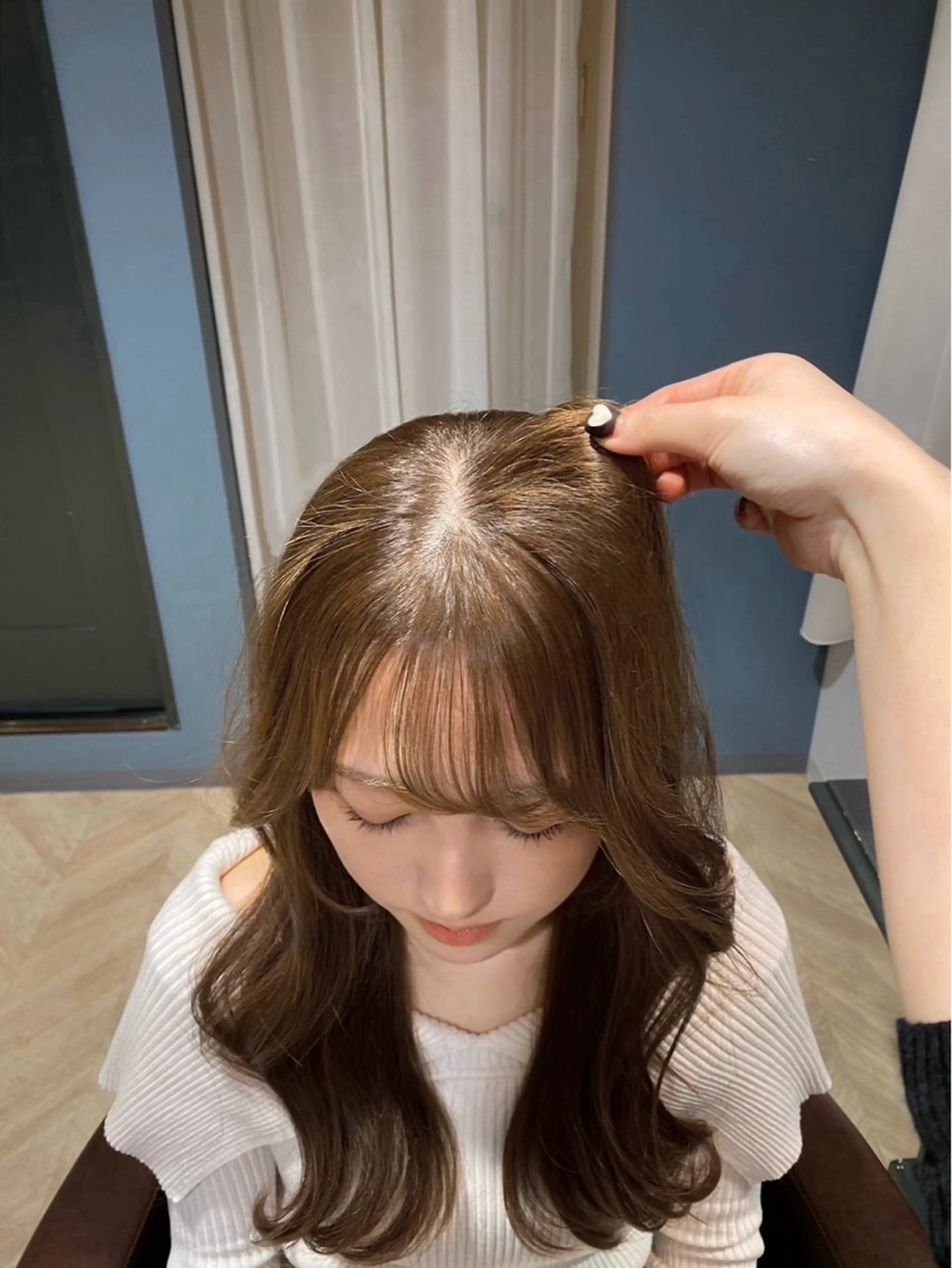 セミロング 松尾 美南海のヘアスタイル