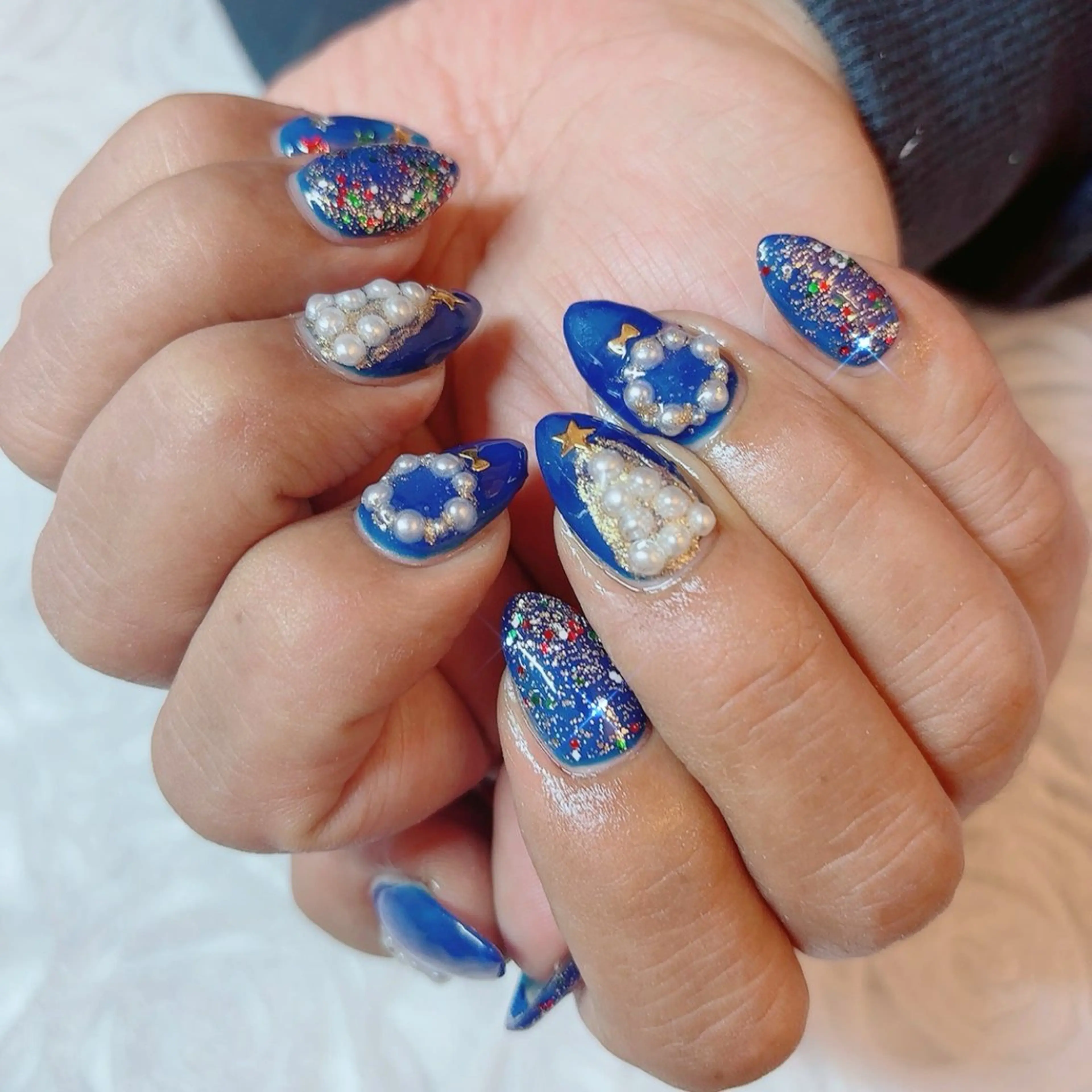 ネイル 冬ネイル クリスマス nail salon kuu_caのネイルデザイン