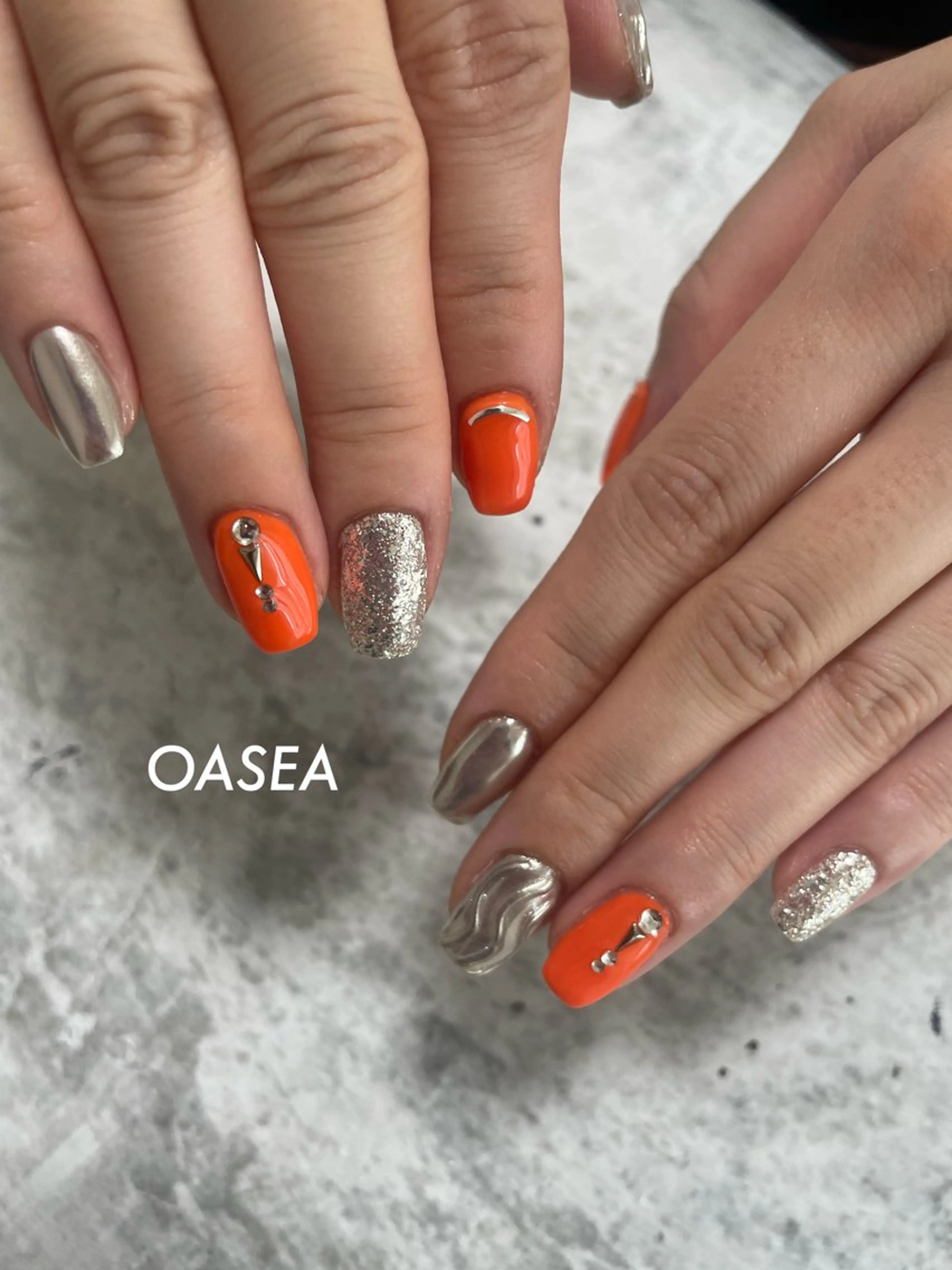 ネイル ハンドネイル 🌞💜 KAORI 🌴のネイルデザイン