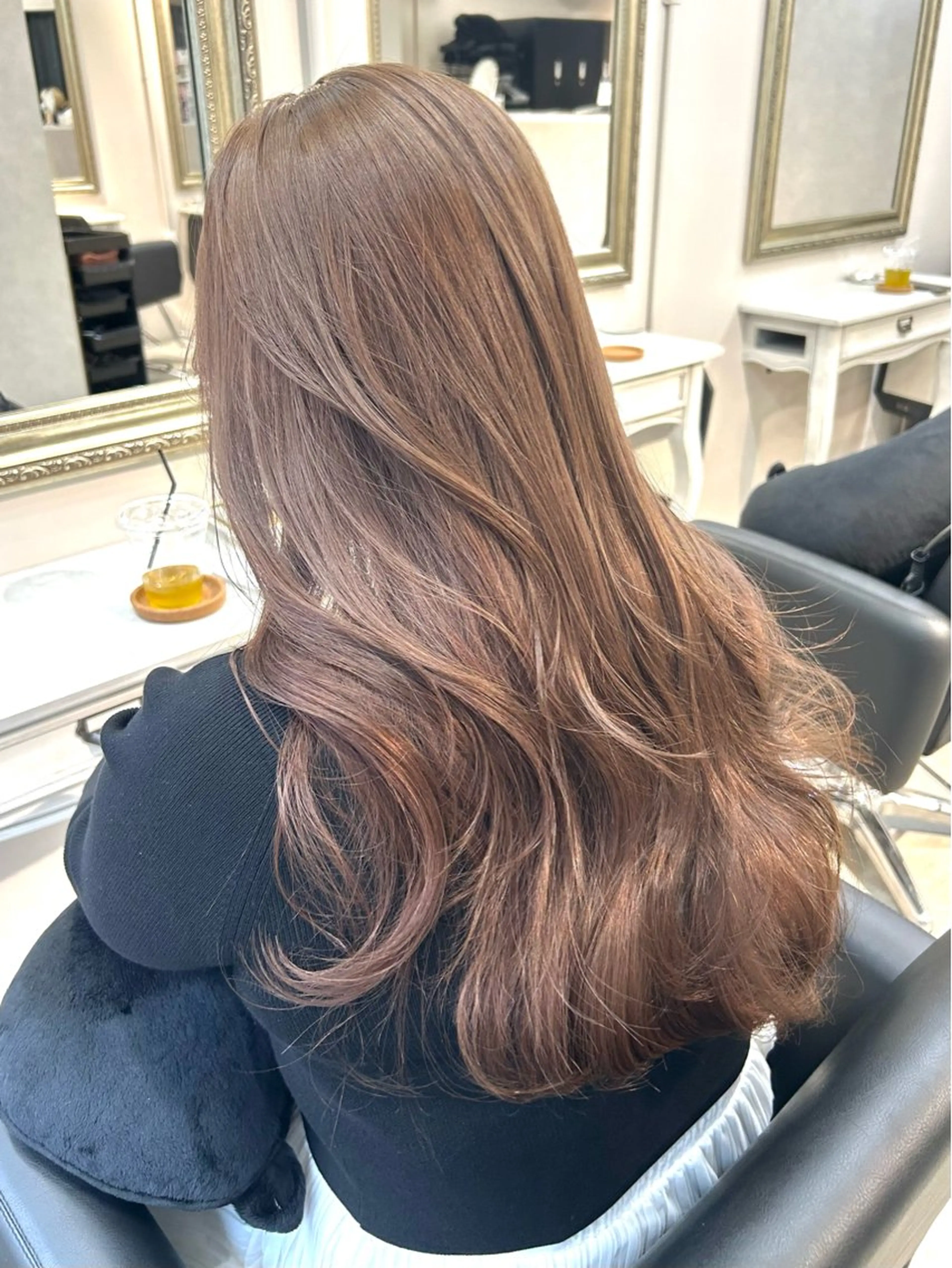 ロング カット 縮毛矯正 トリートメント ✨10000円以内で 叶う艶髪✨のヘアスタイル