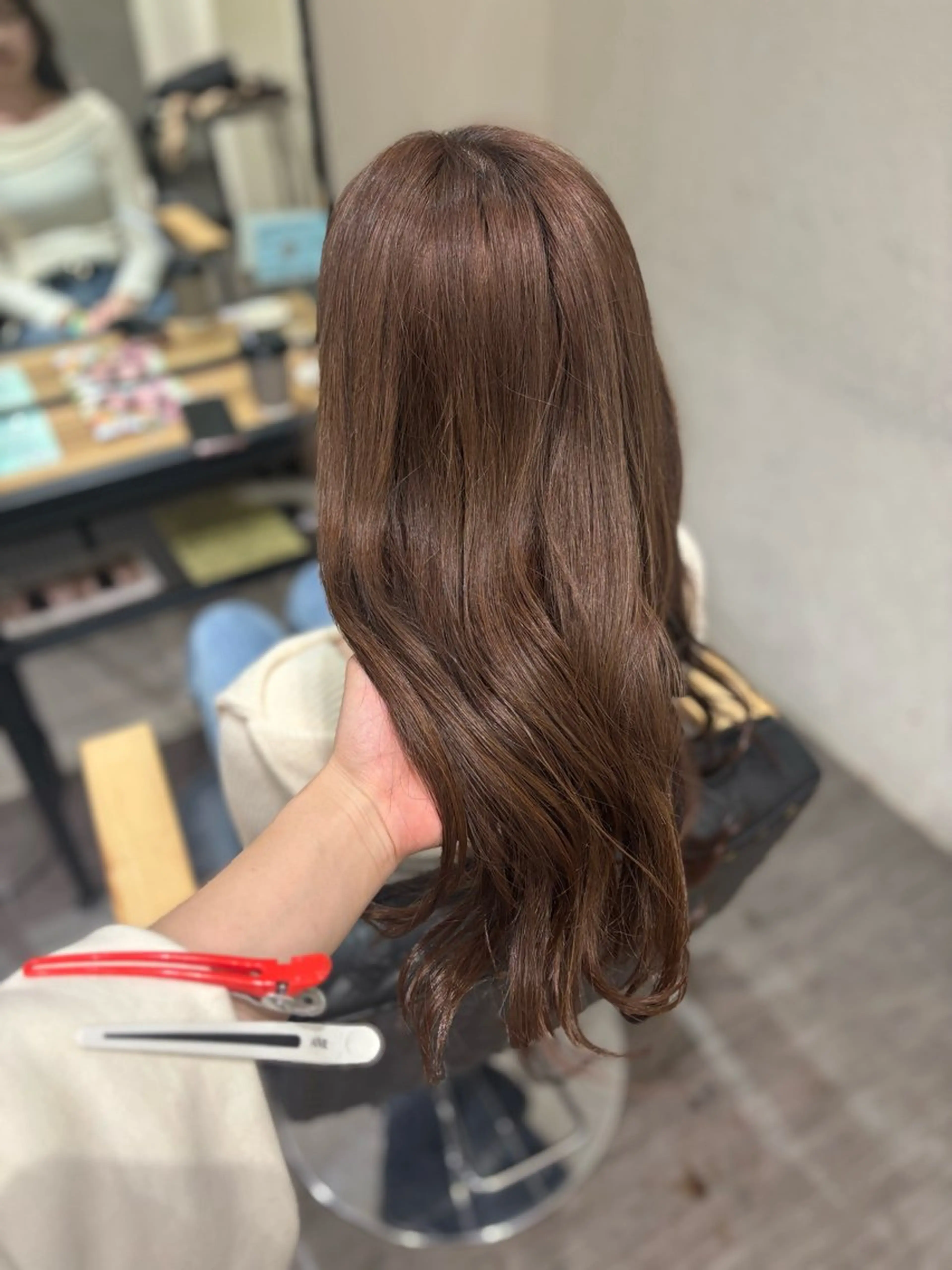カラー ブラウンカラー ココアブラウン カット ヘアカラー トリートメント cocotte宜喜 弘希のヘアスタイル