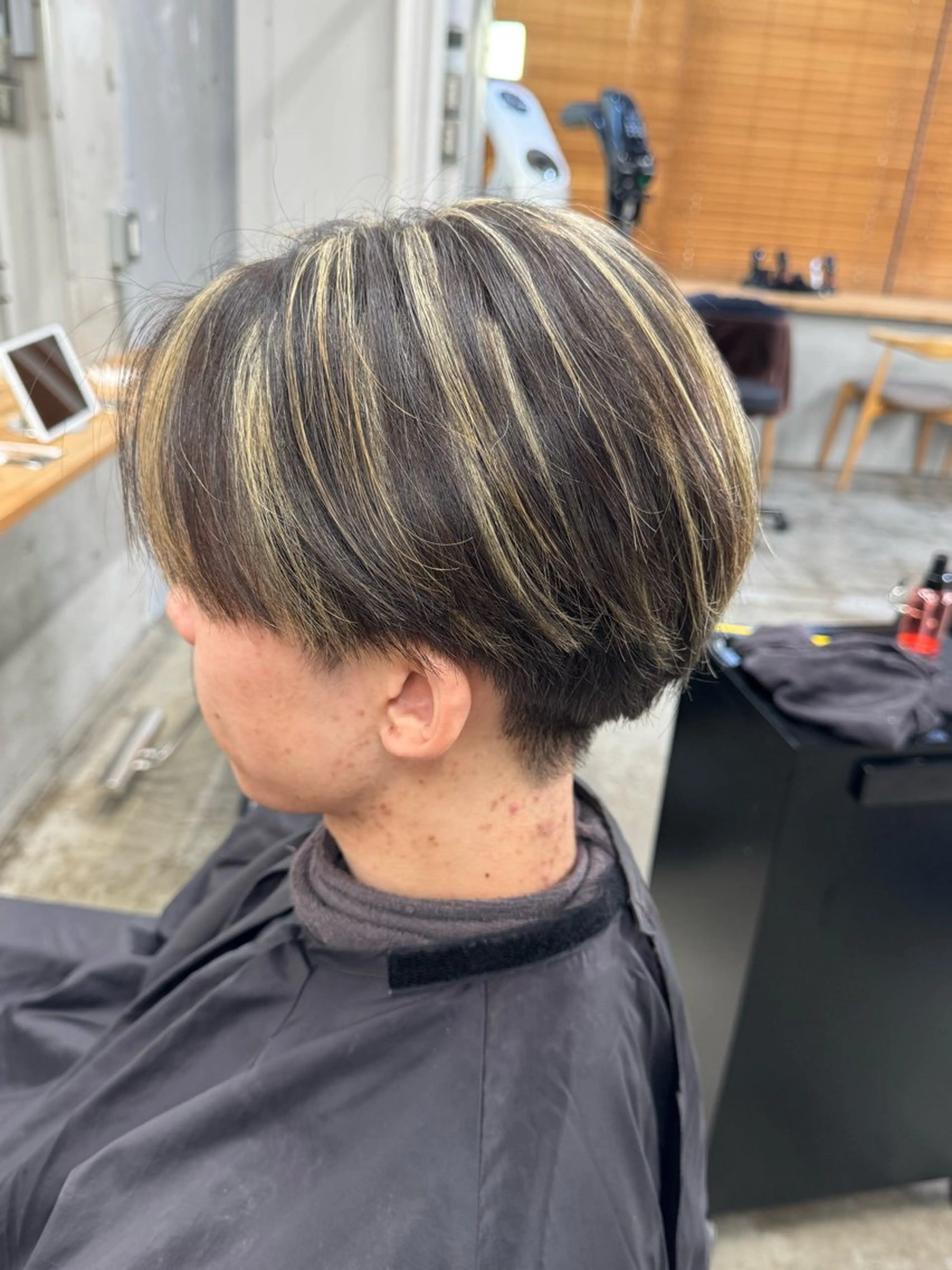 メンズ カット ヘアカラー アキト/ メンズ/透明感暗髪のヘアスタイル