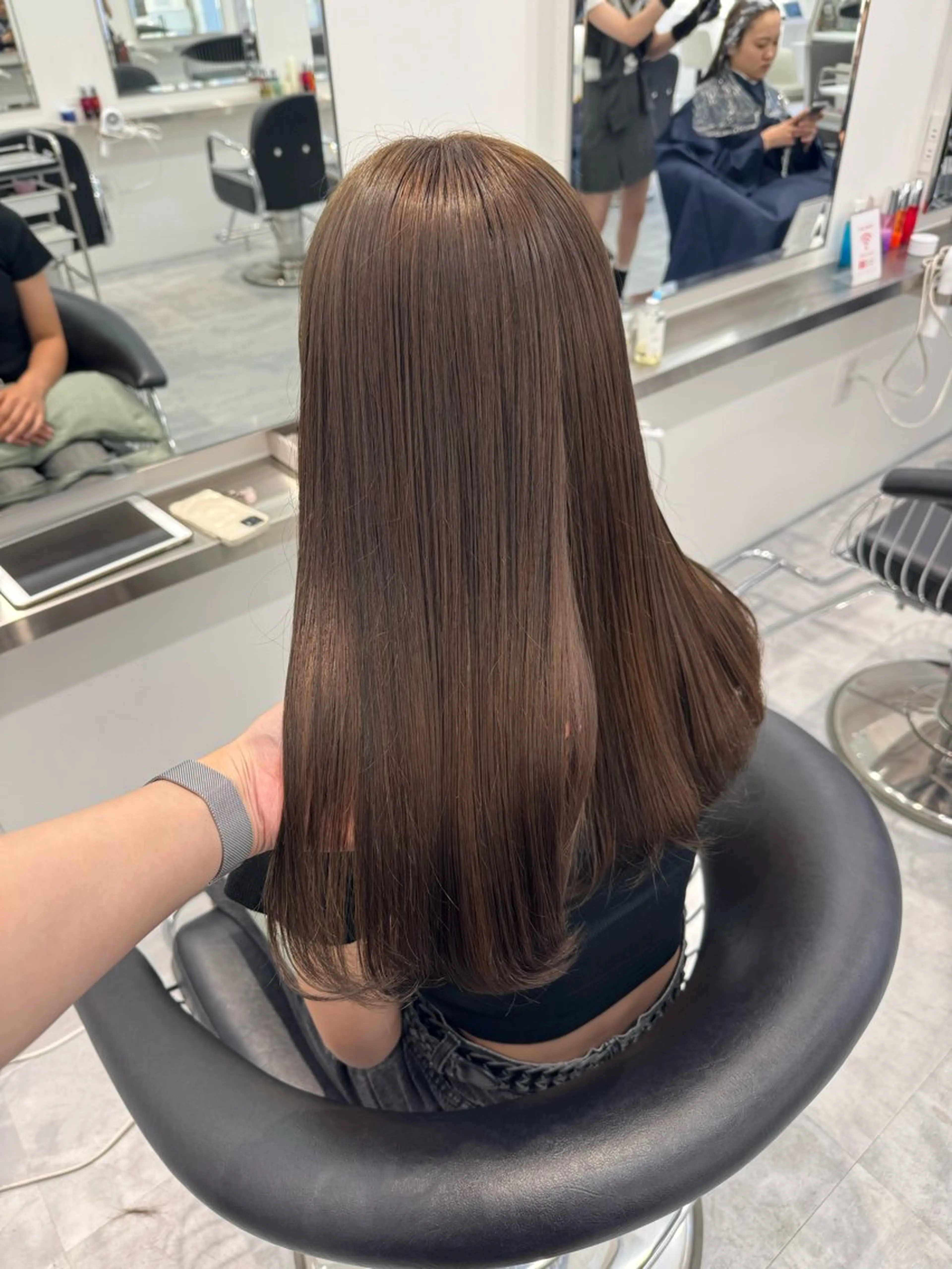 ロング カラー ヘアカラー ParveMix🍀 藤原愛未のヘアスタイル