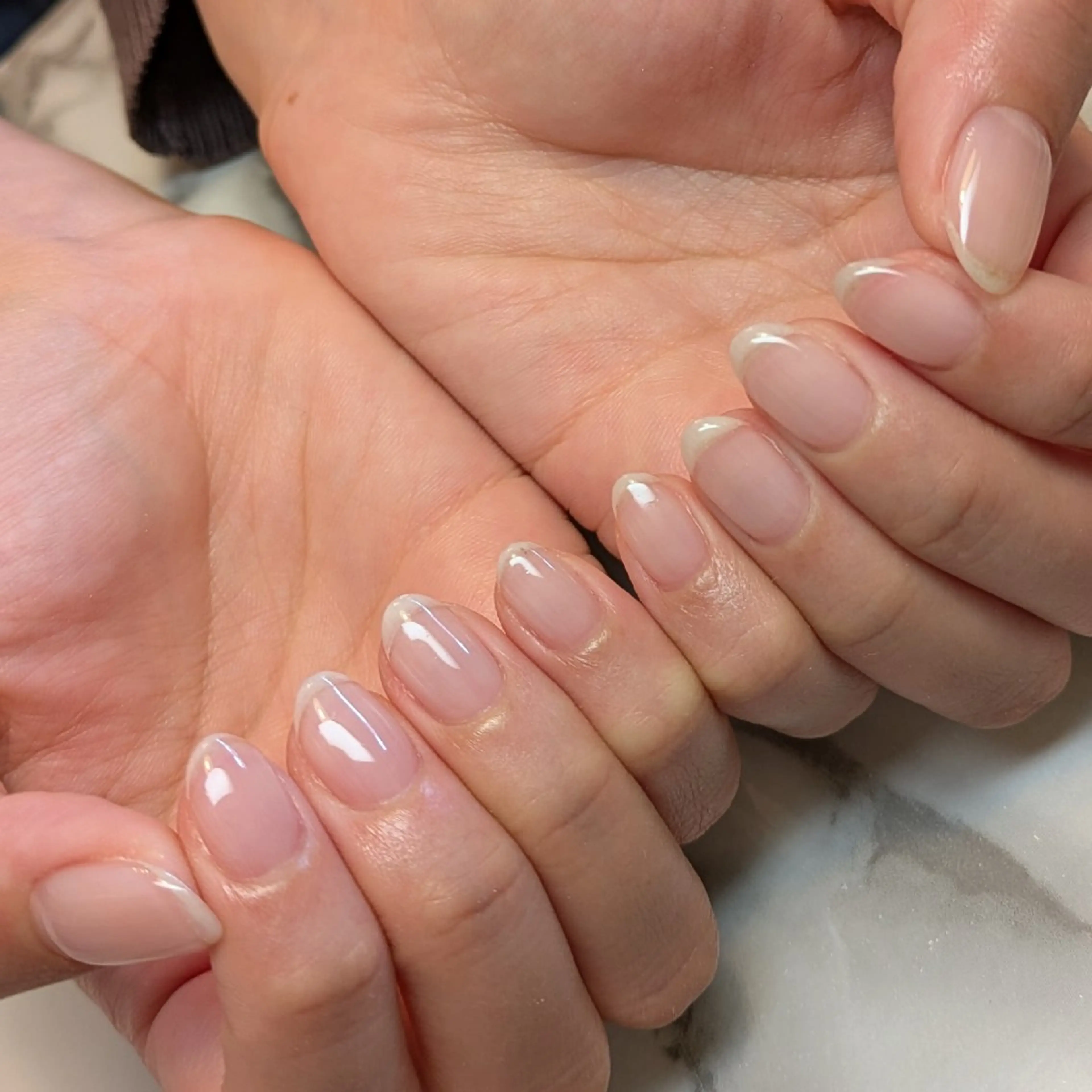 ネイル クリアネイル ジェヌインネイル 河内のネイルデザイン