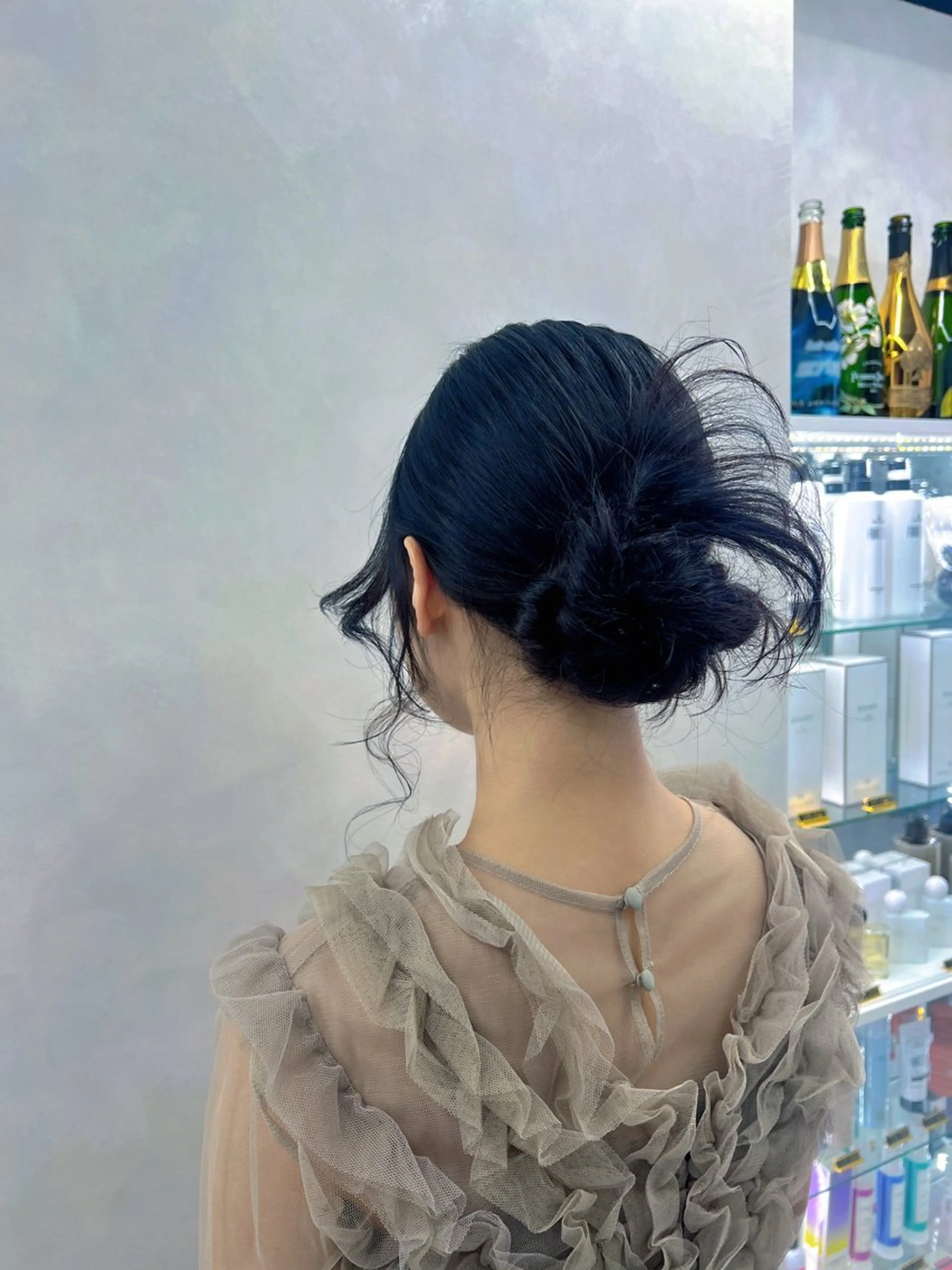 セミロング カラー ヘアアレンジ ヘアセット 🎨カラー満足度 500%💫ヅル💫のヘアスタイル