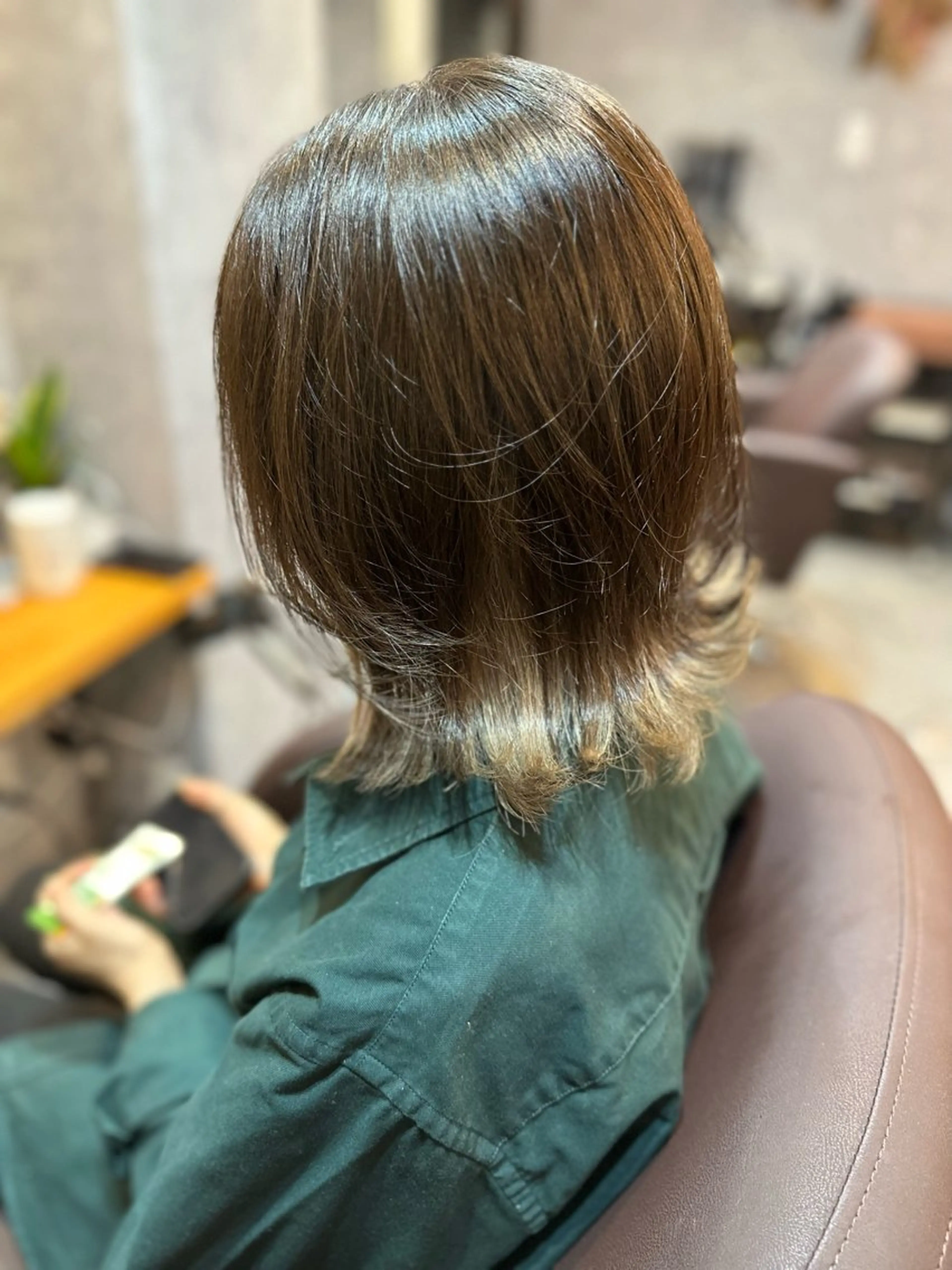 ミディアム カラー ヘアカラー トリートメント trym/ 木原裕希のヘアスタイル