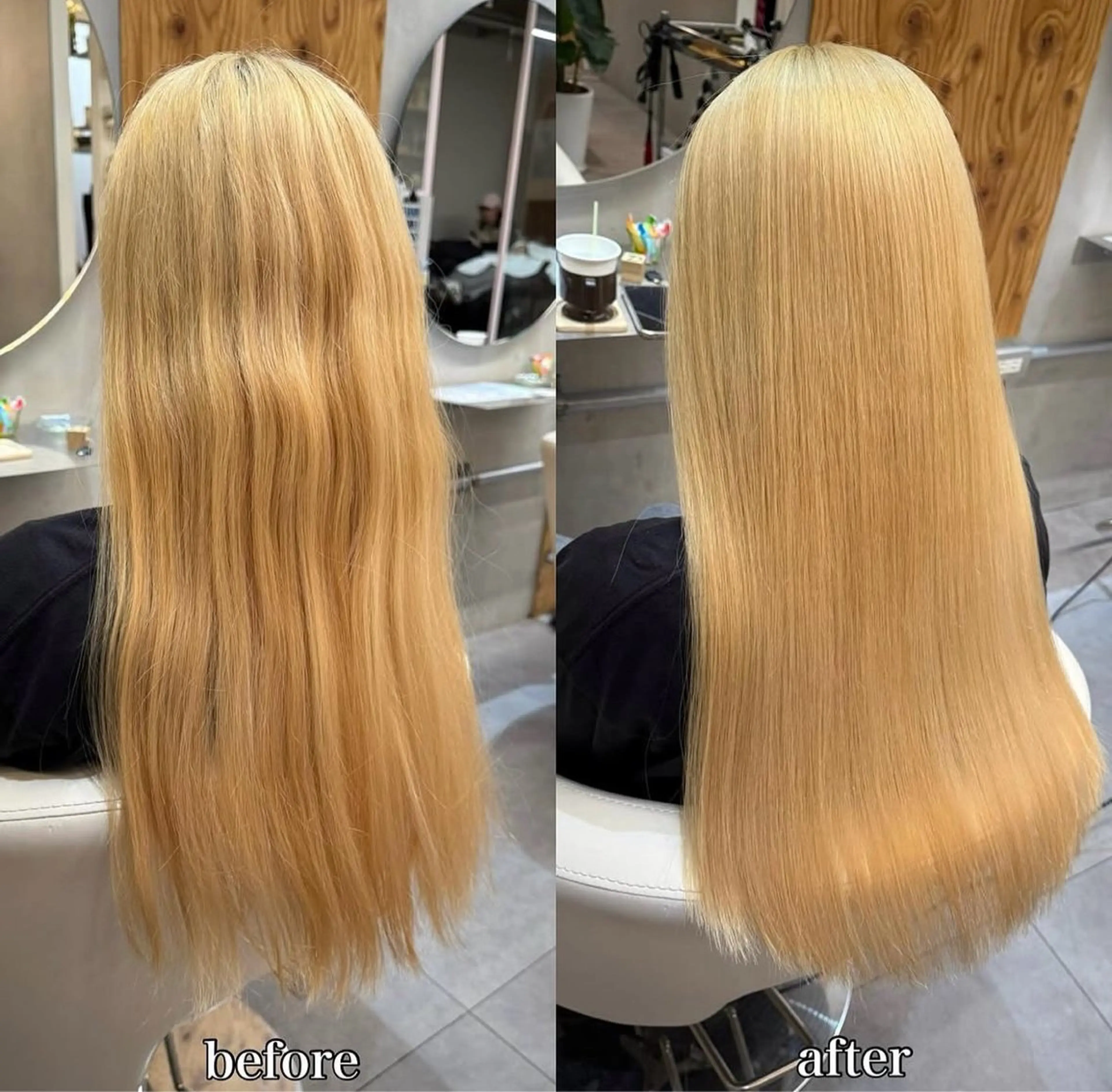 ロング 縮毛矯正 copeu aele 【クペウアエレ】所属・★梅田お洒落カラー ちどり★のヘアスタイル