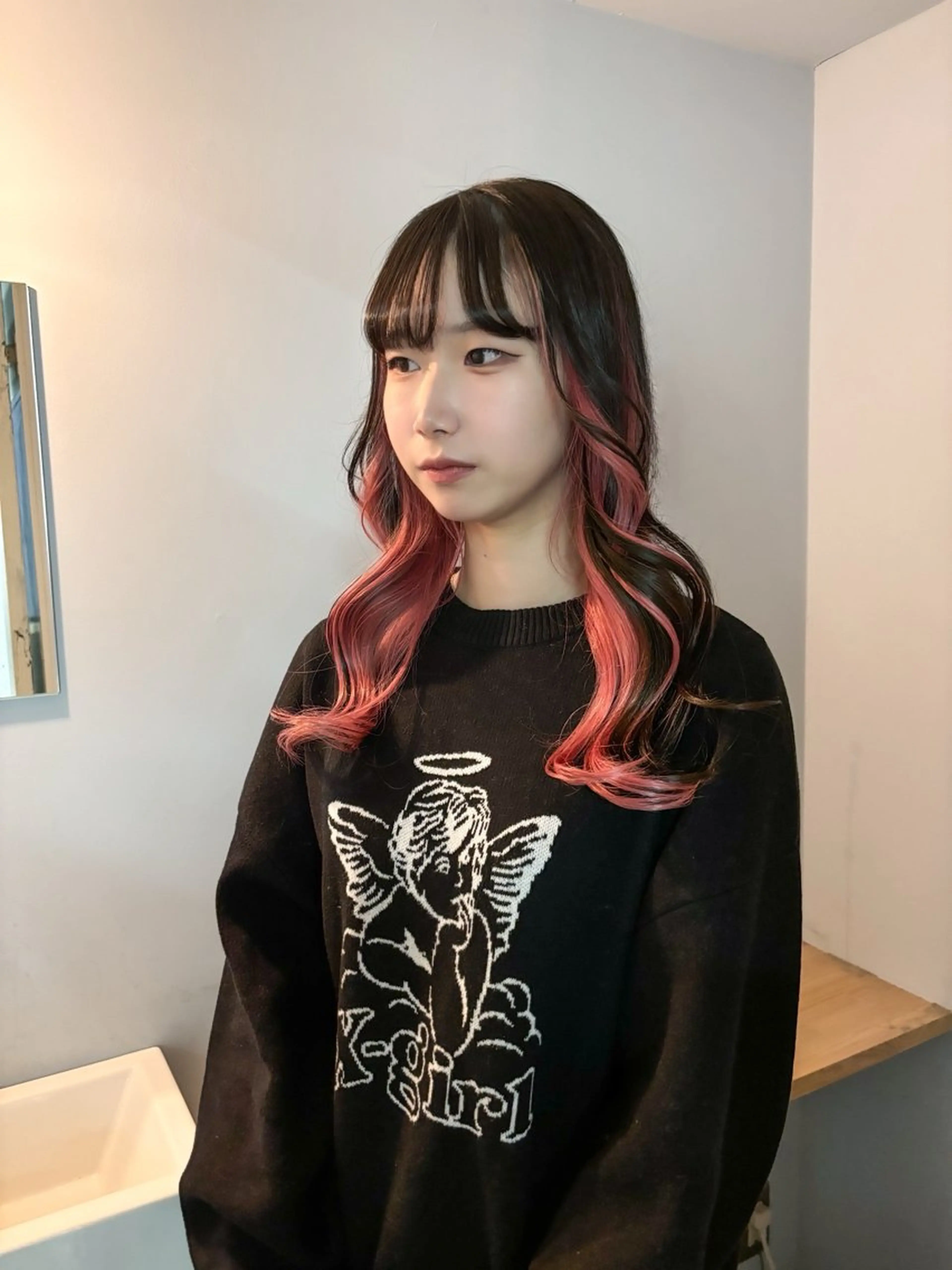 セミロング カラー メンズカットモデル/ いぶきのヘアスタイル