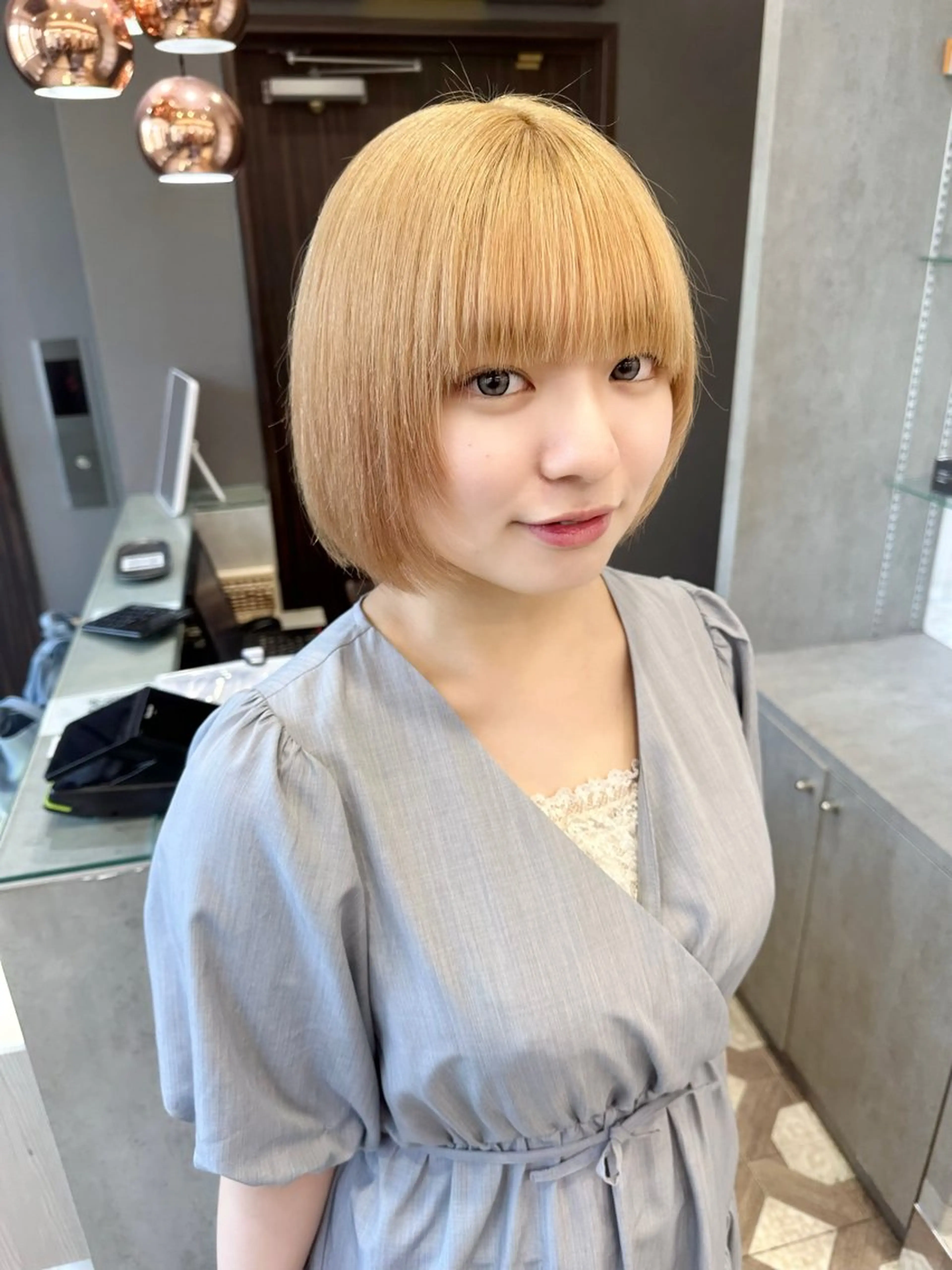 ミディアム カラー ヘアカラー トリートメント 誠也/唯一無二の ルーツカラーのヘアスタイル
