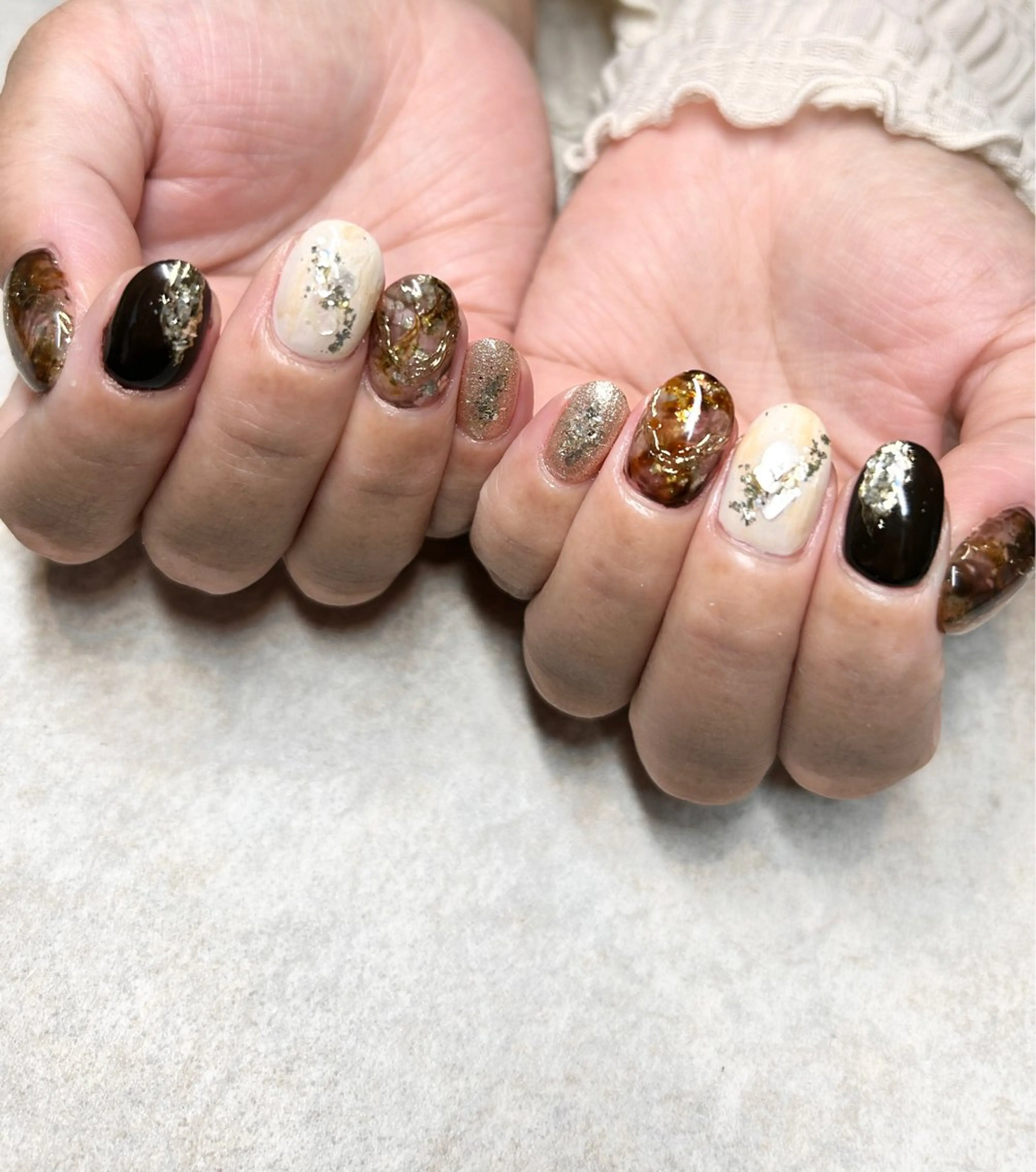 ネイル ニュアンスネイル ショートネイル N.style所属・Ｎ. styleのネイルデザイン