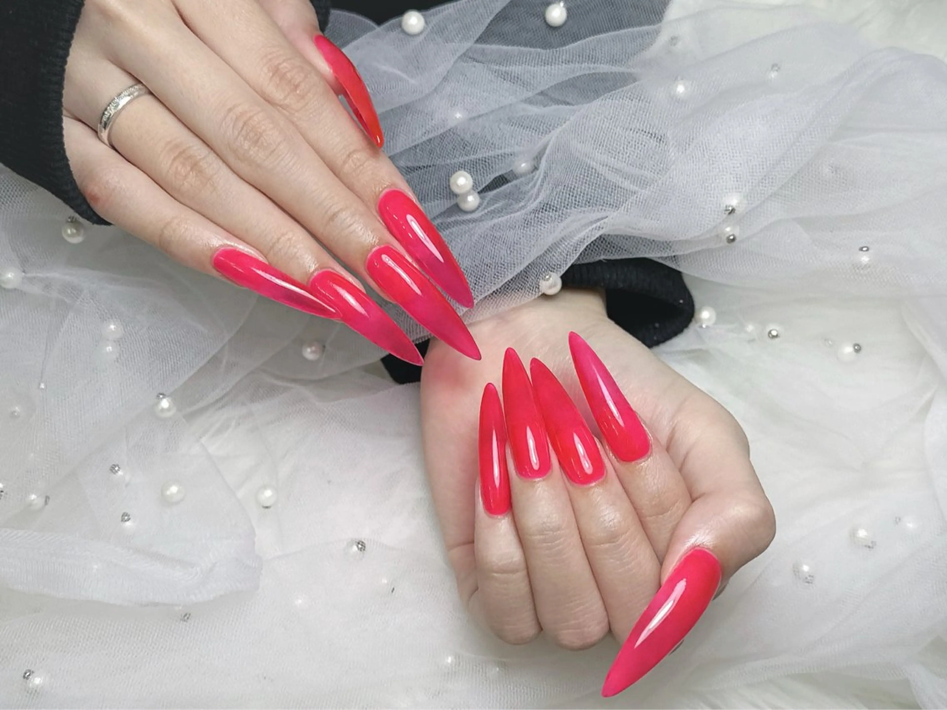 ネイル ハンドネイル 【Eclat ｴｸﾗ】nail＆beauty所属・Eclat〔ｴｸﾗ〕 MOEKA𝜗𝜚*のネイルデザイン