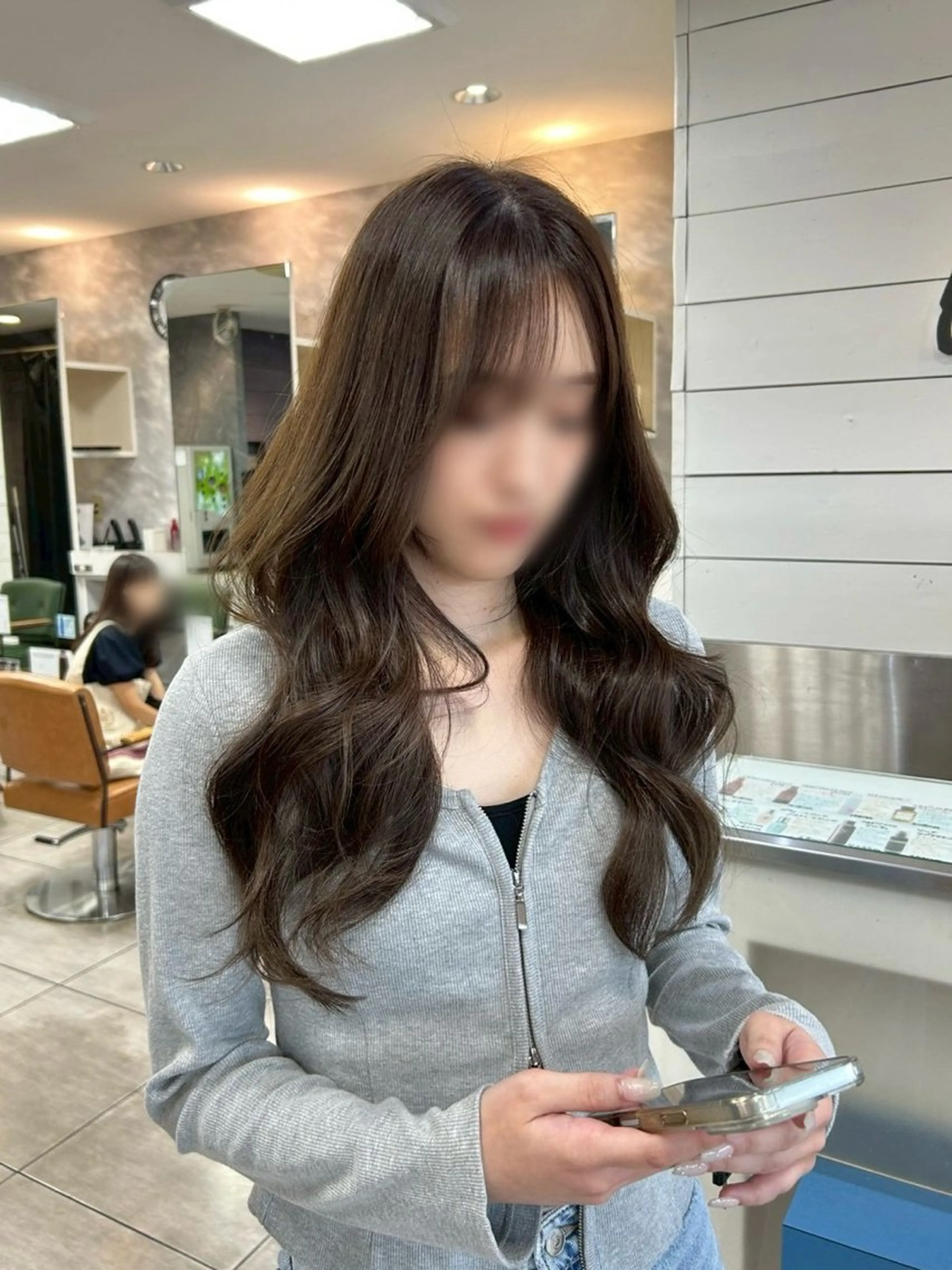 カラー ハイトーンカラー✨ 慶田玲和のヘアスタイル