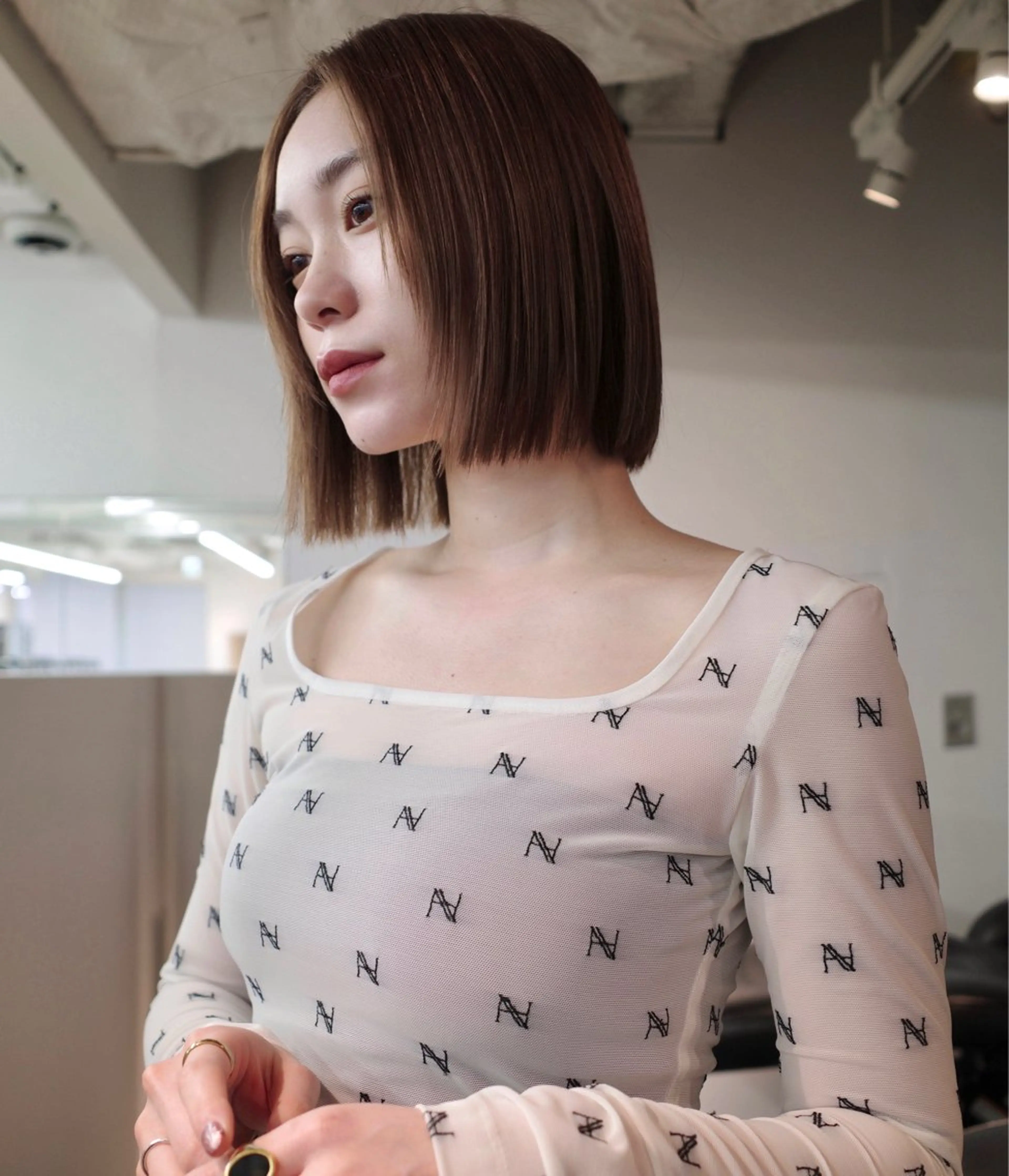 ショート カラー 森田 三琴のヘアスタイル