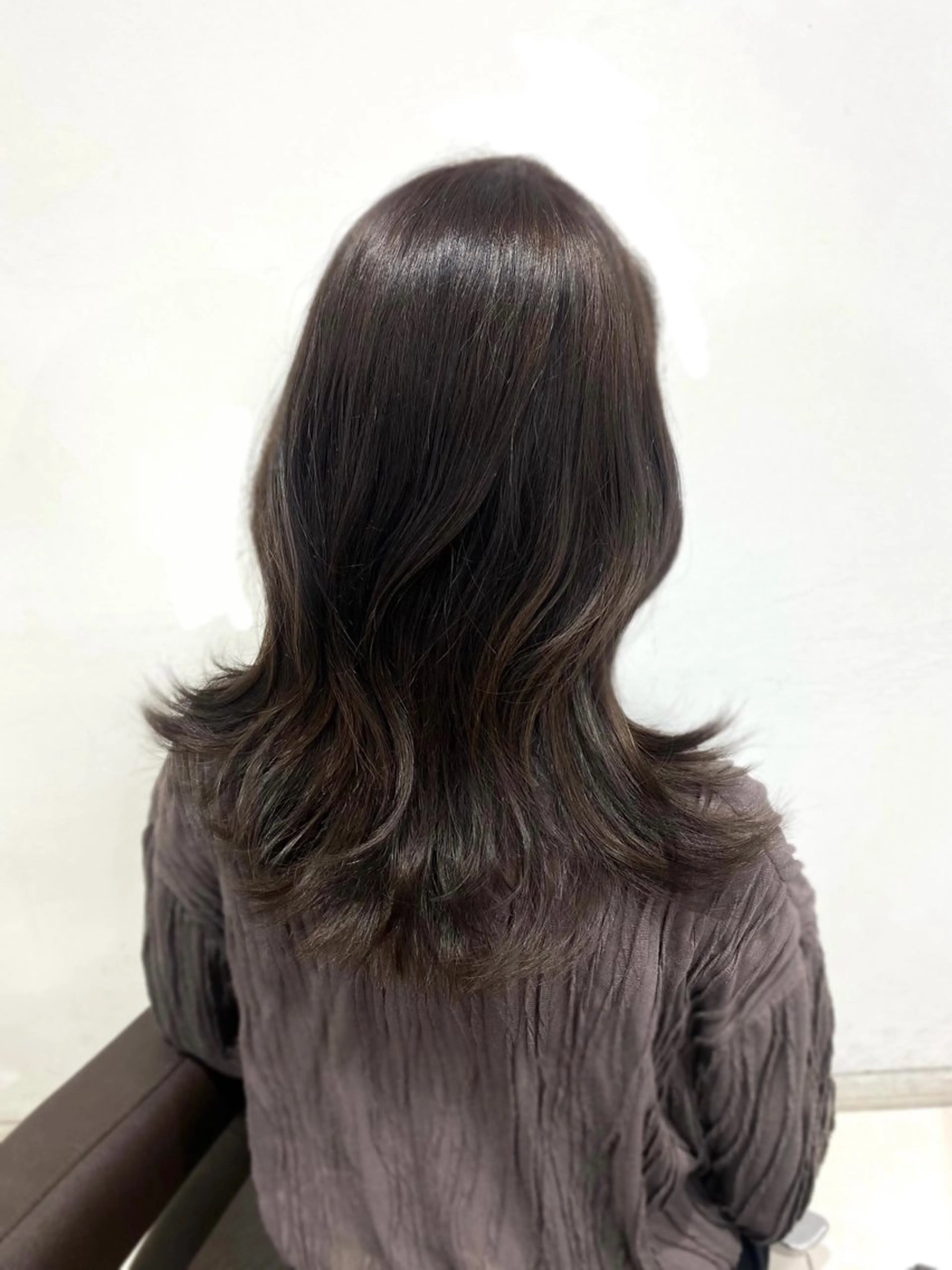 ミディアム カラー 岡山 愛のヘアスタイル
