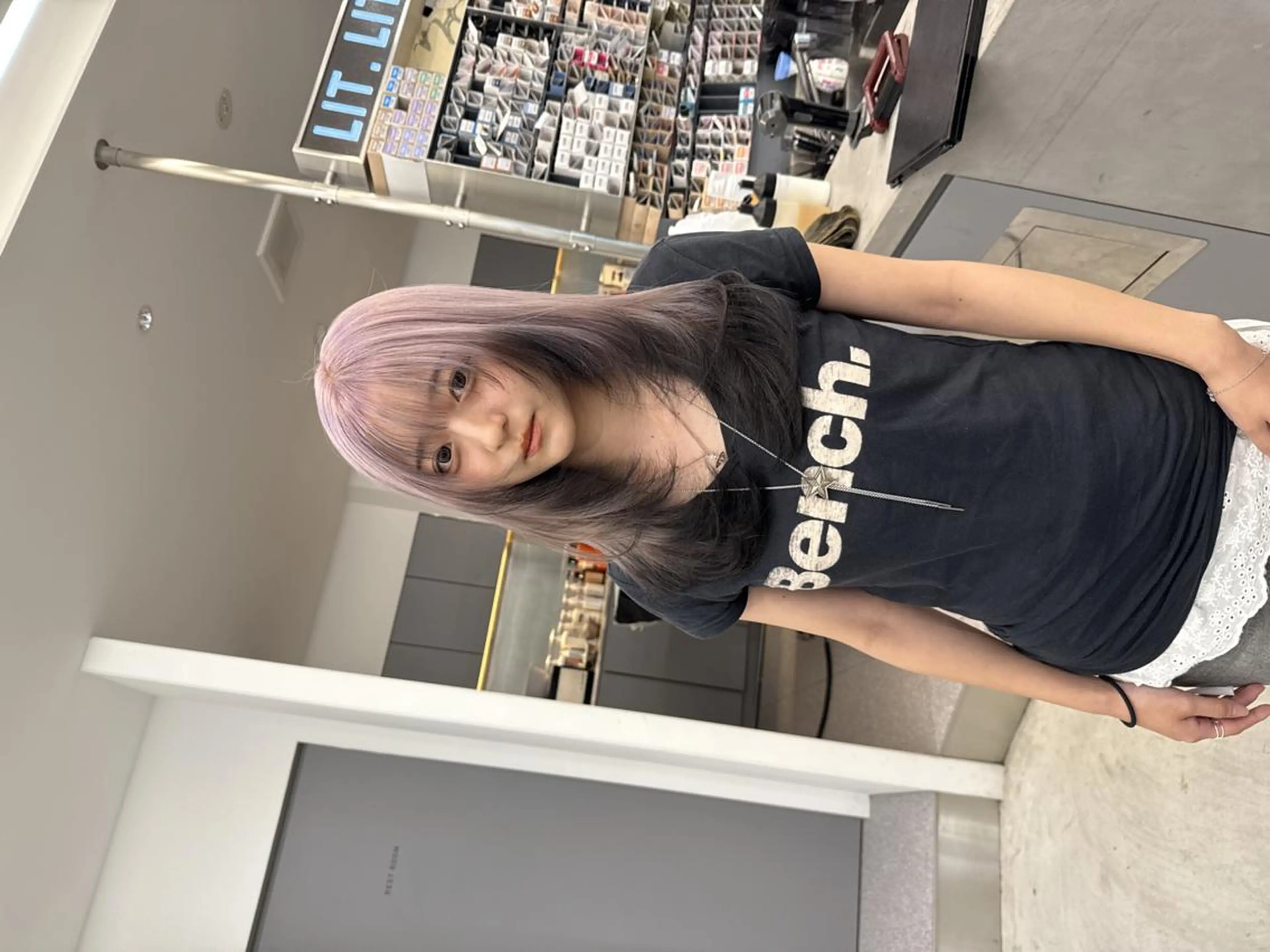 カラー ロング バレイヤージュ ブリーチ ハイトーンカラー インナーカラー ブリーチなしカラー 艶髪/髪質改善🌱 市川ひなたのヘアスタイル