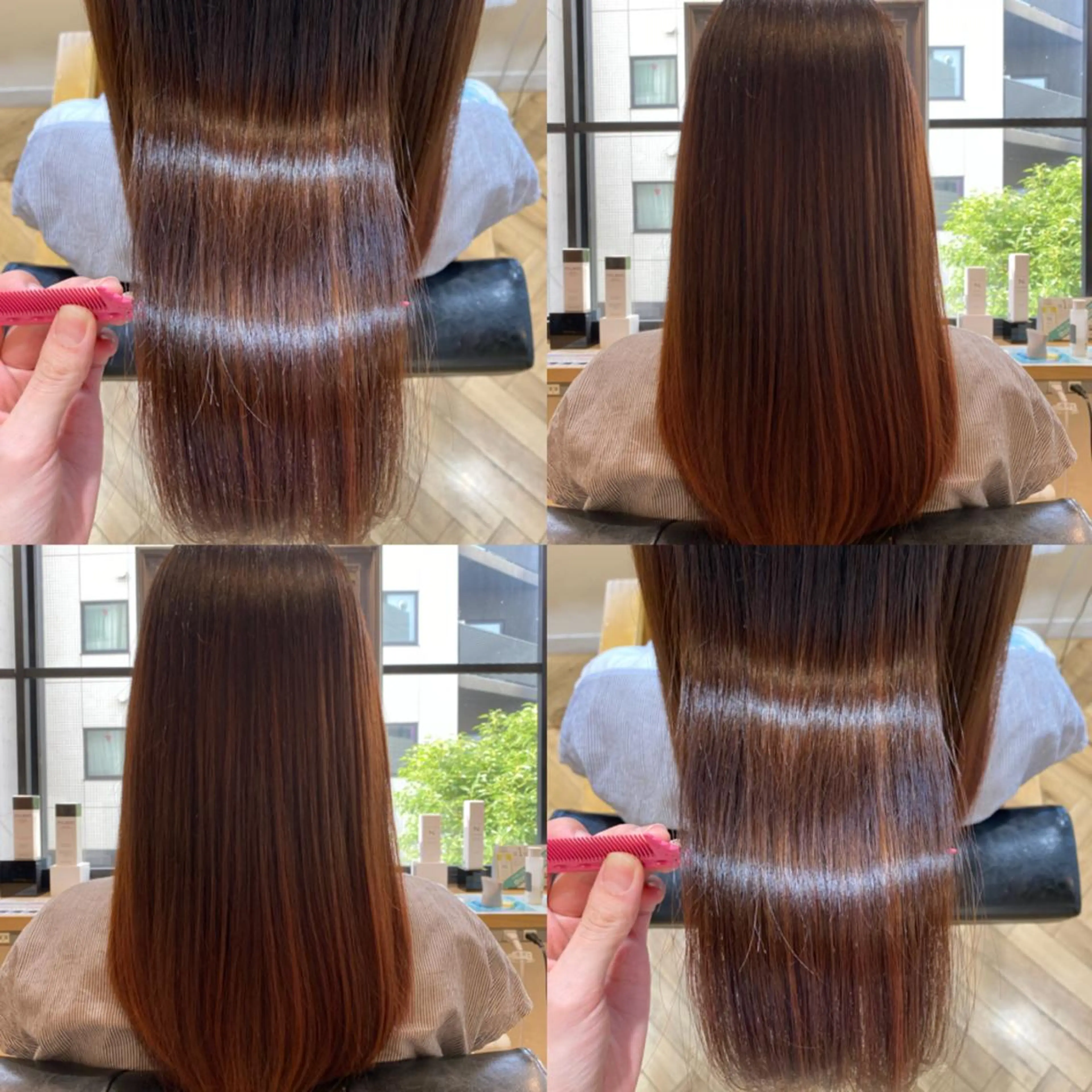 セミロング 艶カラー/韓国顔周り 🎀mamiのヘアスタイル