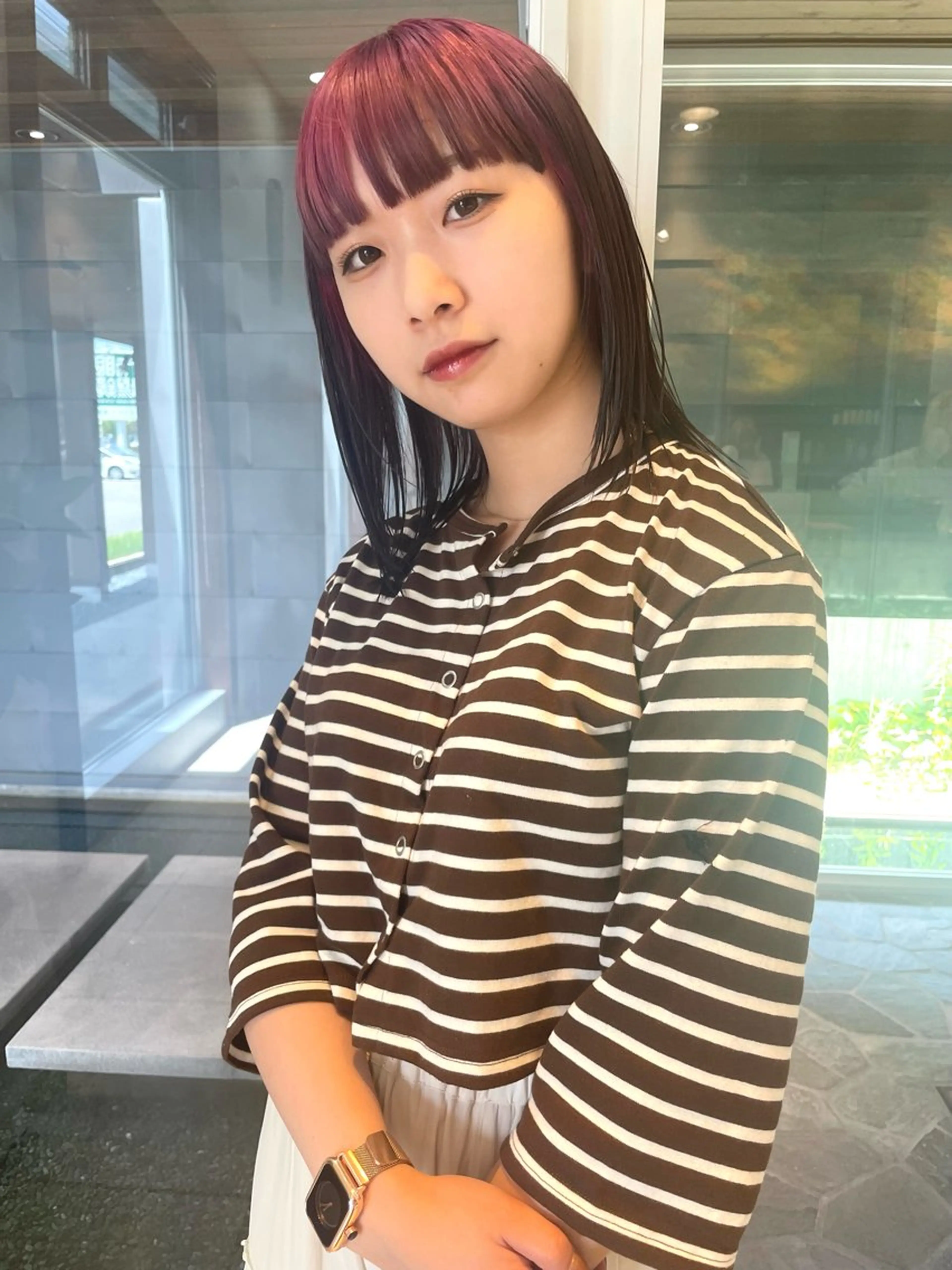 ミディアム カラー 🌈高田大夢似合わせ 透明感カラー🌈のヘアスタイル