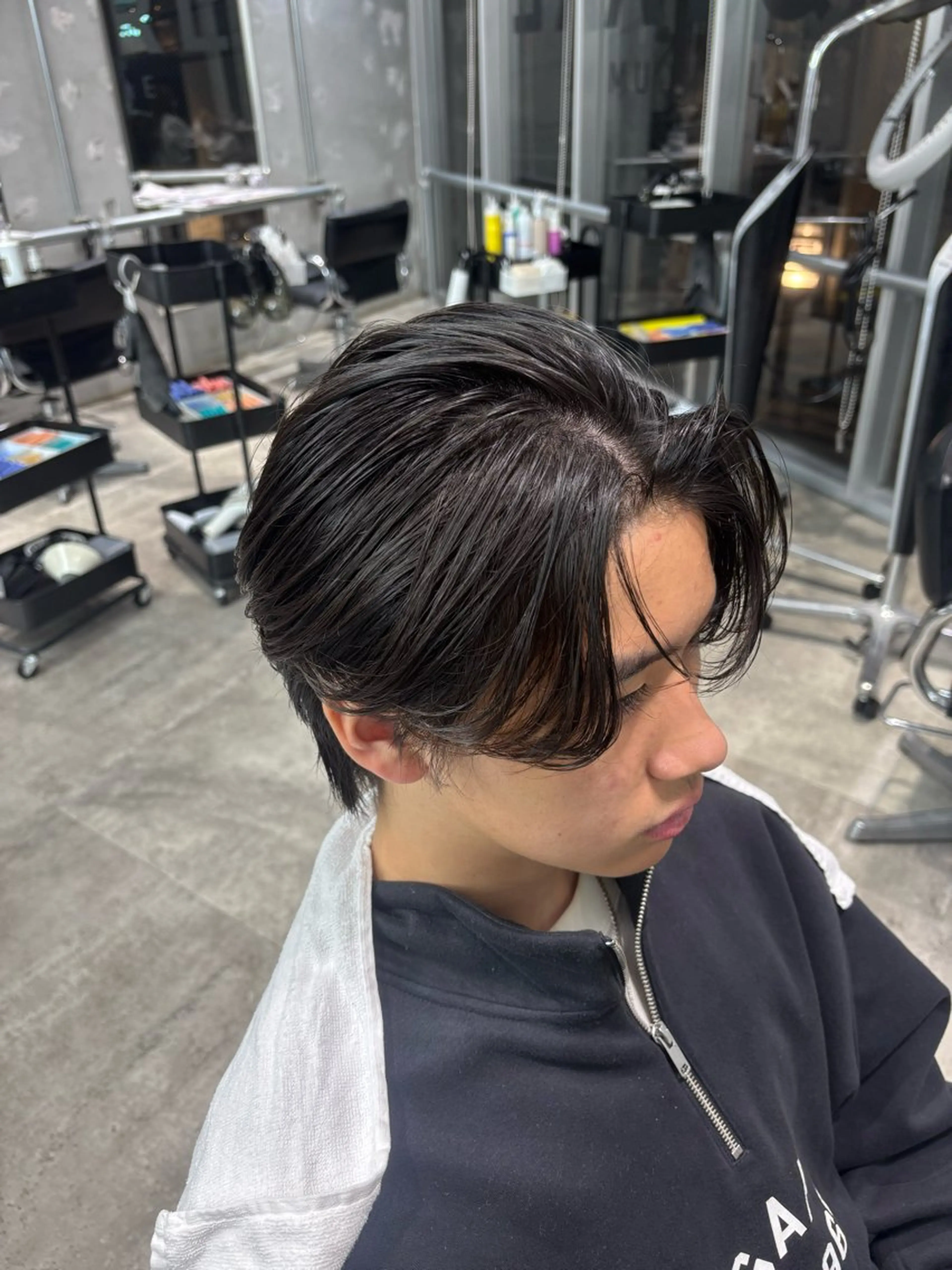 ショート メンズ 縮毛矯正 トリートメント 🐲原宿、渋谷/メン ズ特化/パーマ特化のヘアスタイル