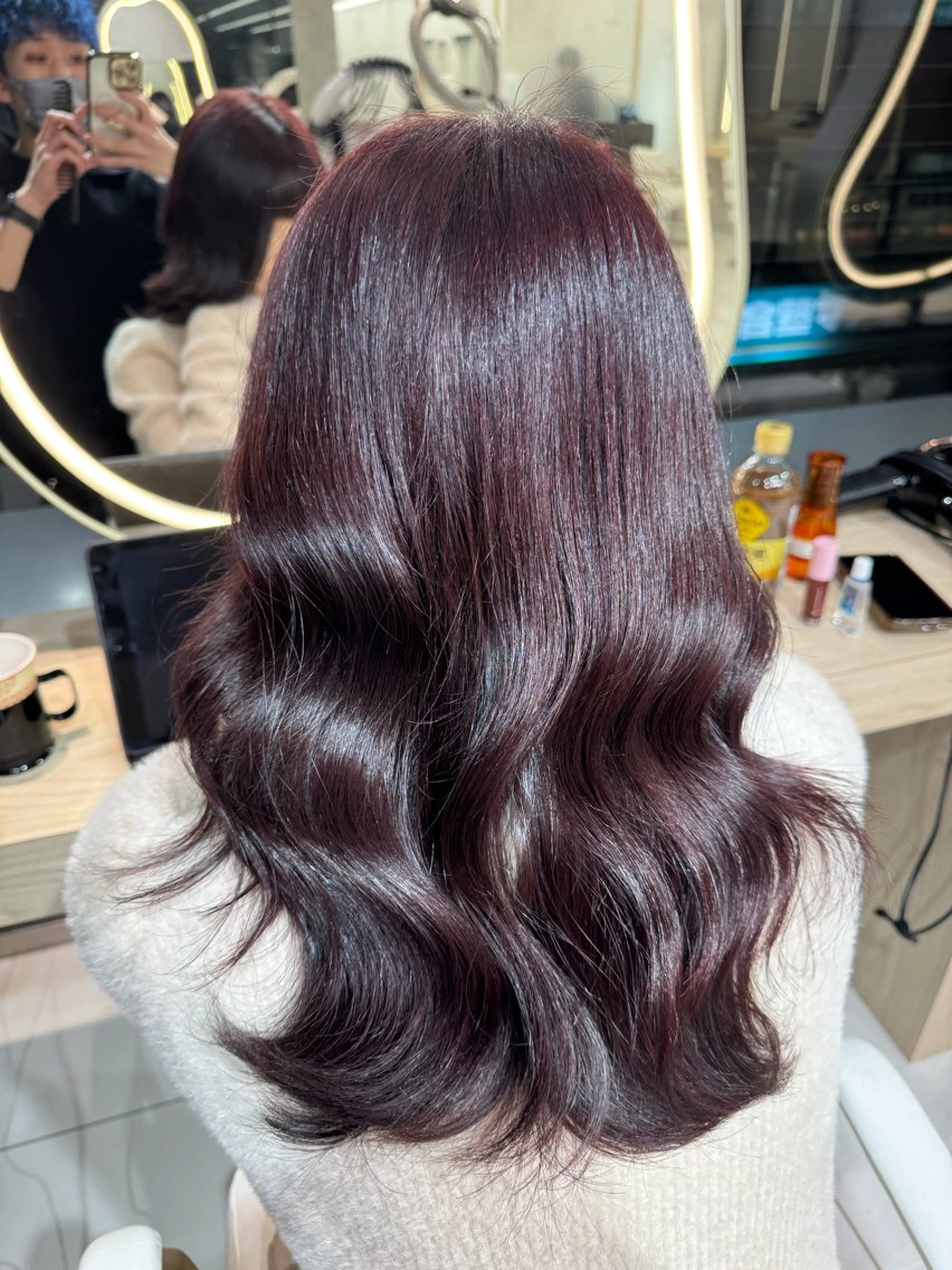 ロング カラー ヘアカラー 顔まわりカット/ カラー/西野和裕のヘアスタイル