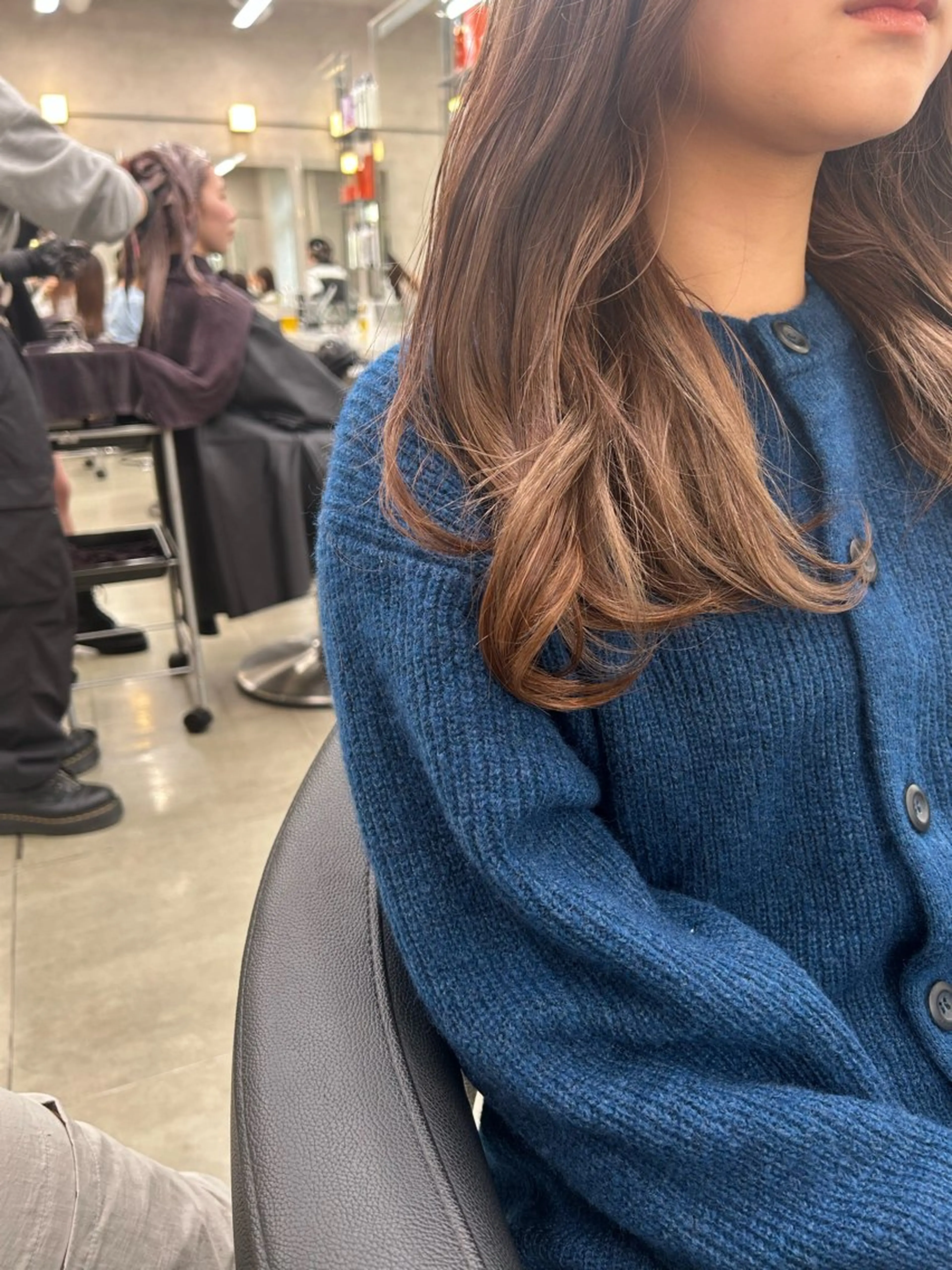 カラー 透明感ベージュ🤎 ナチュラルレイヤーのヘアスタイル