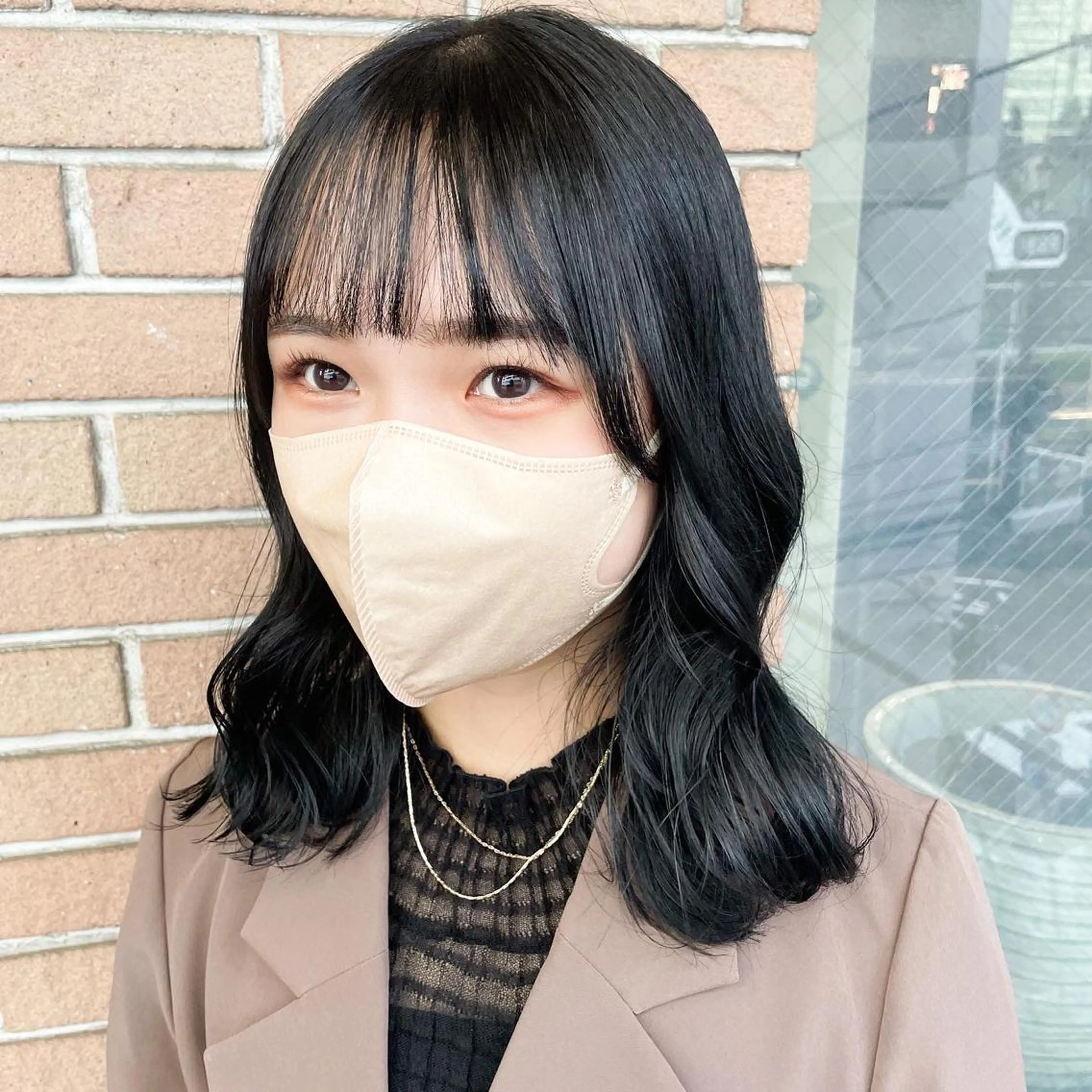 ミディアム カラー 透明感カラー ダブルカラー イルミナカラー ボブ 学生 ボブヘアカット Rikapi❤️のヘアスタイル