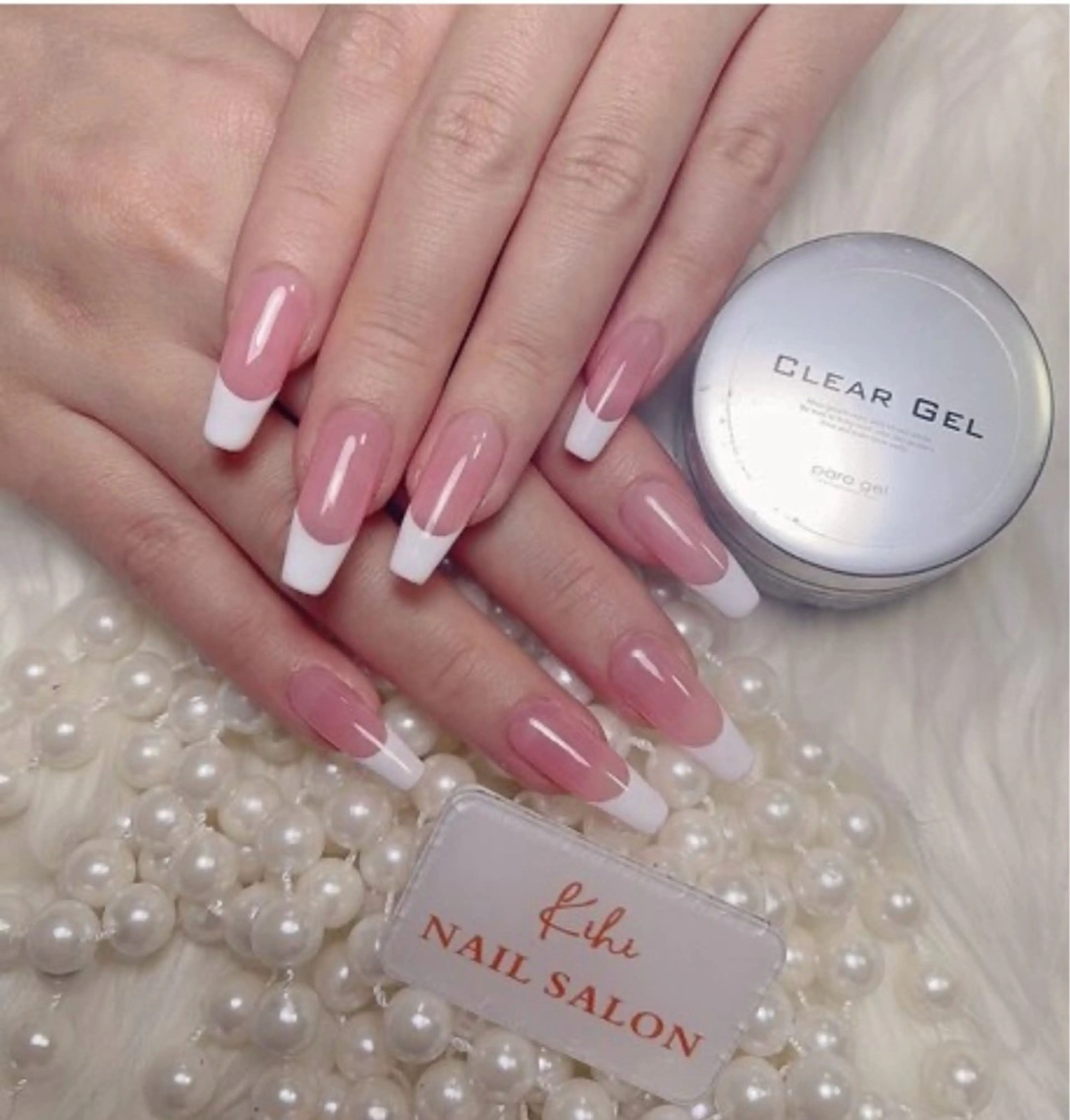 ネイル アートネイル フレンチネイル ジェルネイル グラデーション 韓国ネイル 小林 あゆみのネイルデザイン