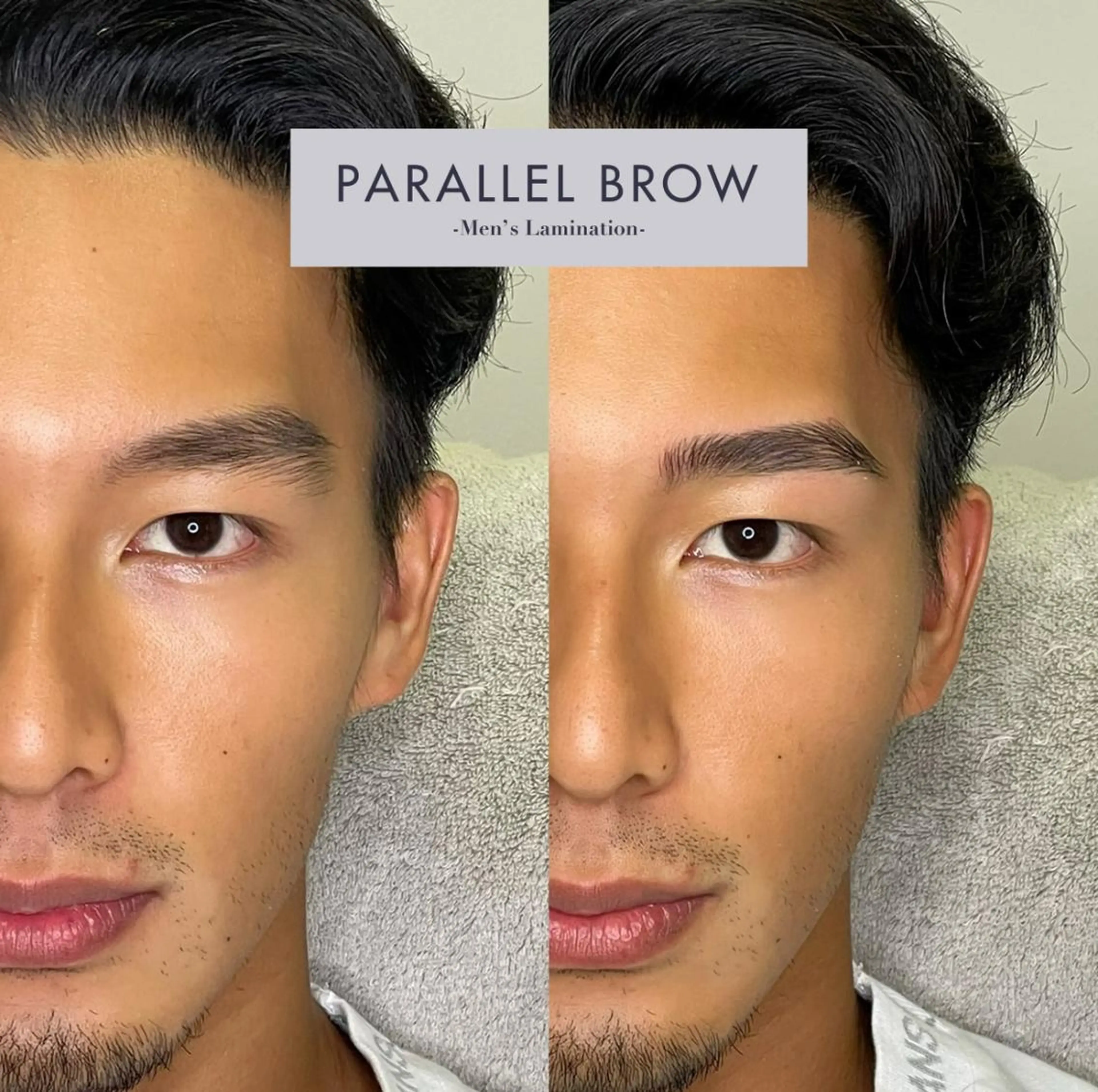 【★期間限定★】眉で決まる！！メンズアイブロウ　【パラレルブロウ】日本人の骨格に合わせたメンズ向けアイブロウ！の写真
