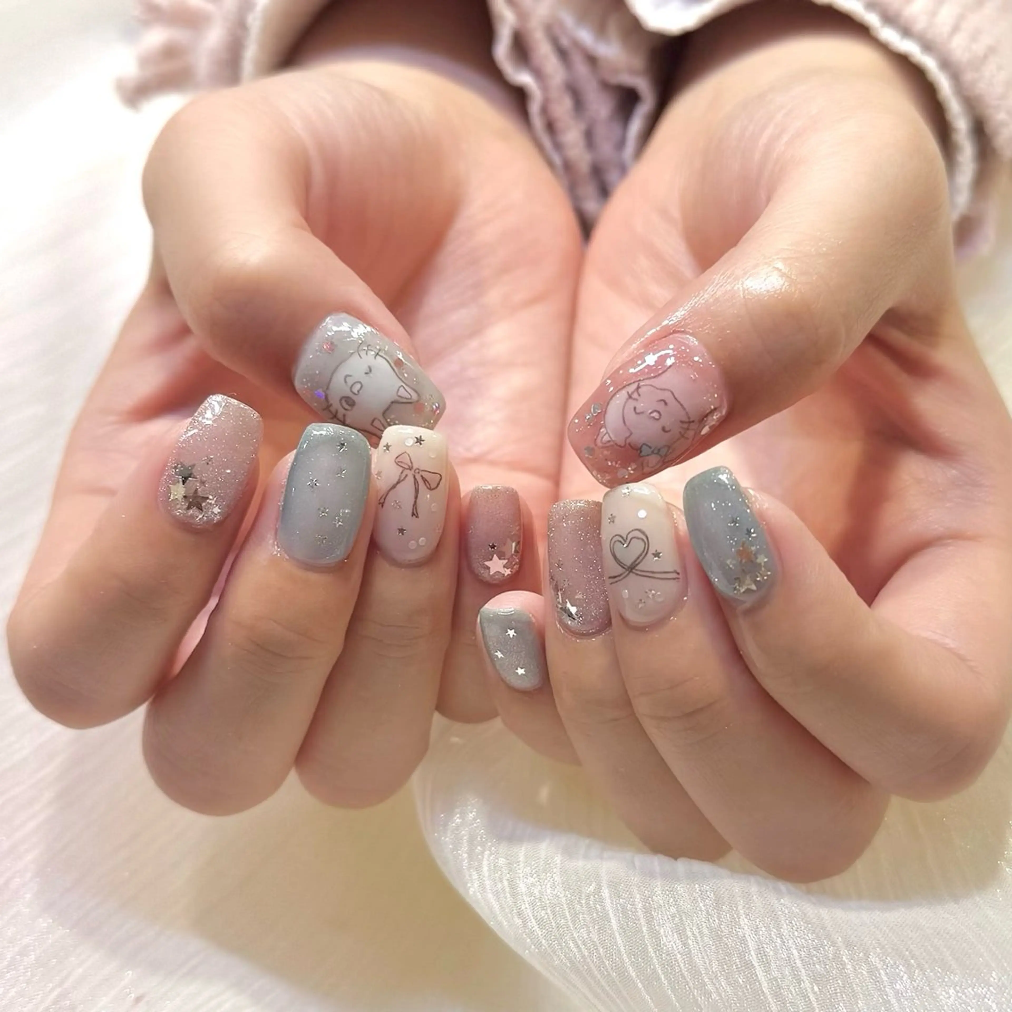 ネイル ハンドネイル 新井 ひなののネイルデザイン