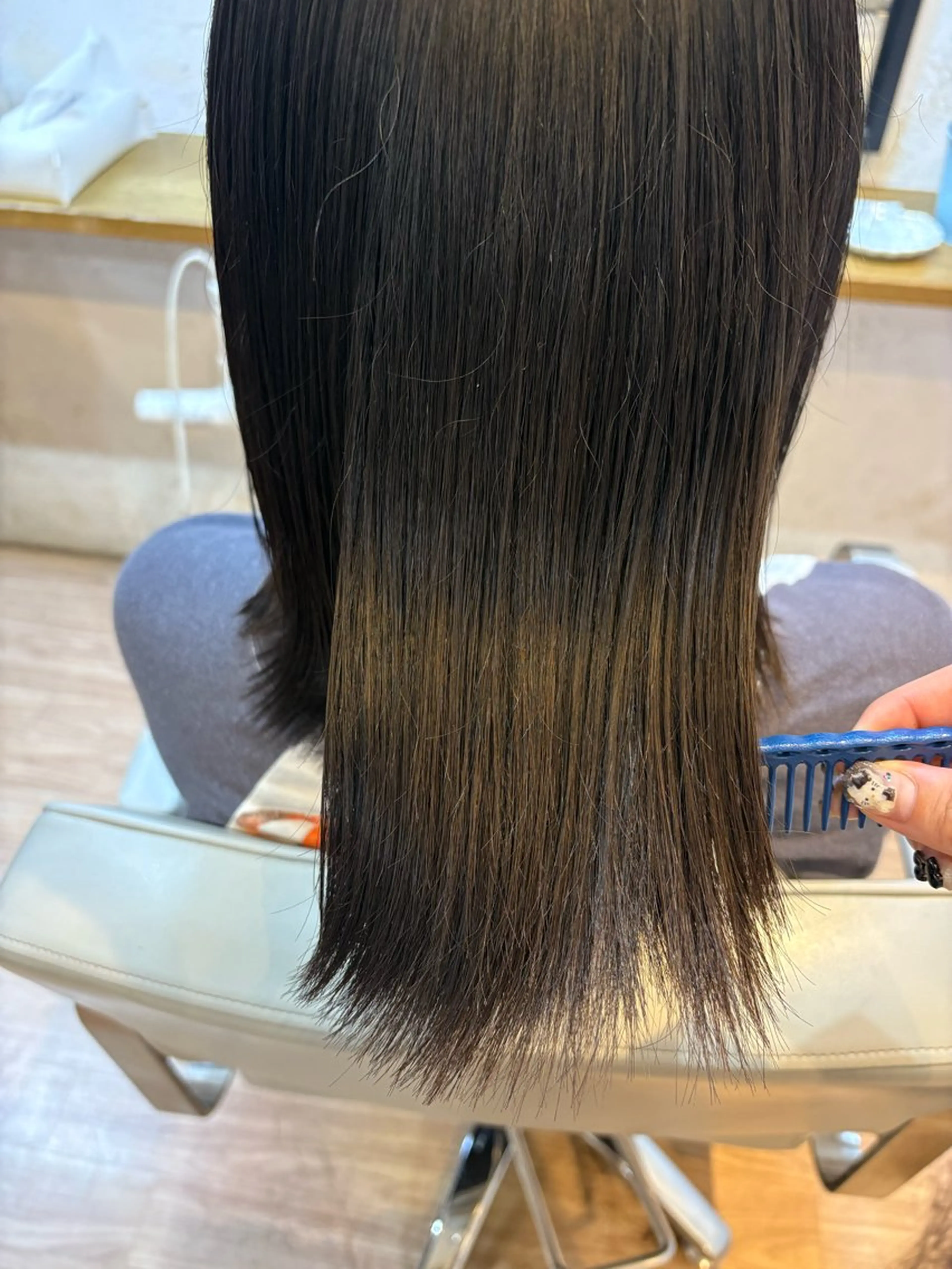 ミディアム ヘアカラー IRICO たまプラーザ所属・韓国ヘアー🇰🇷 MIWAのヘアスタイル