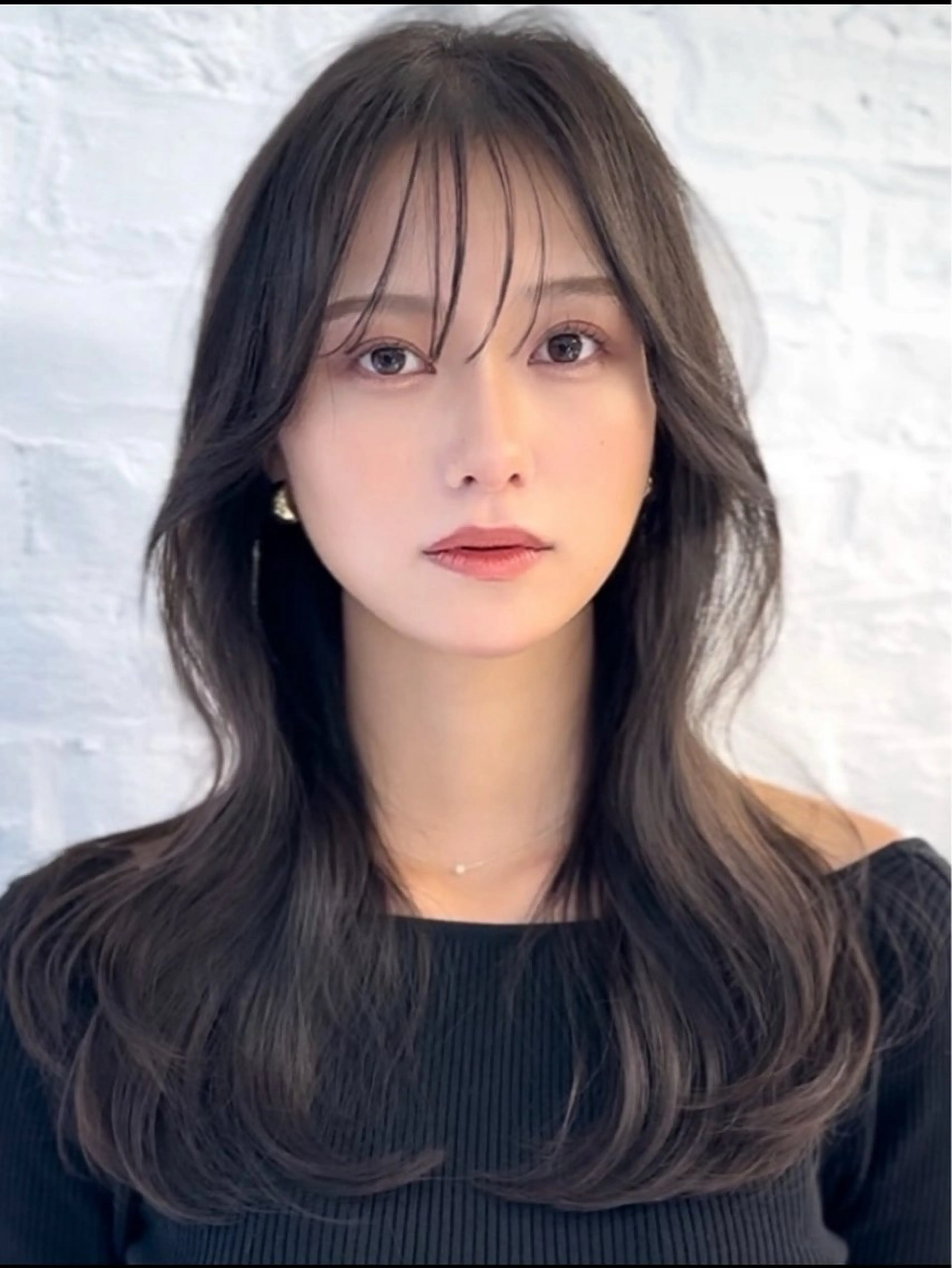 セミロング カット ヘアカラー トリートメント ヘッドスパ ヘアセット 前髪顔まわりカット 🌈中村海聖のヘアスタイル