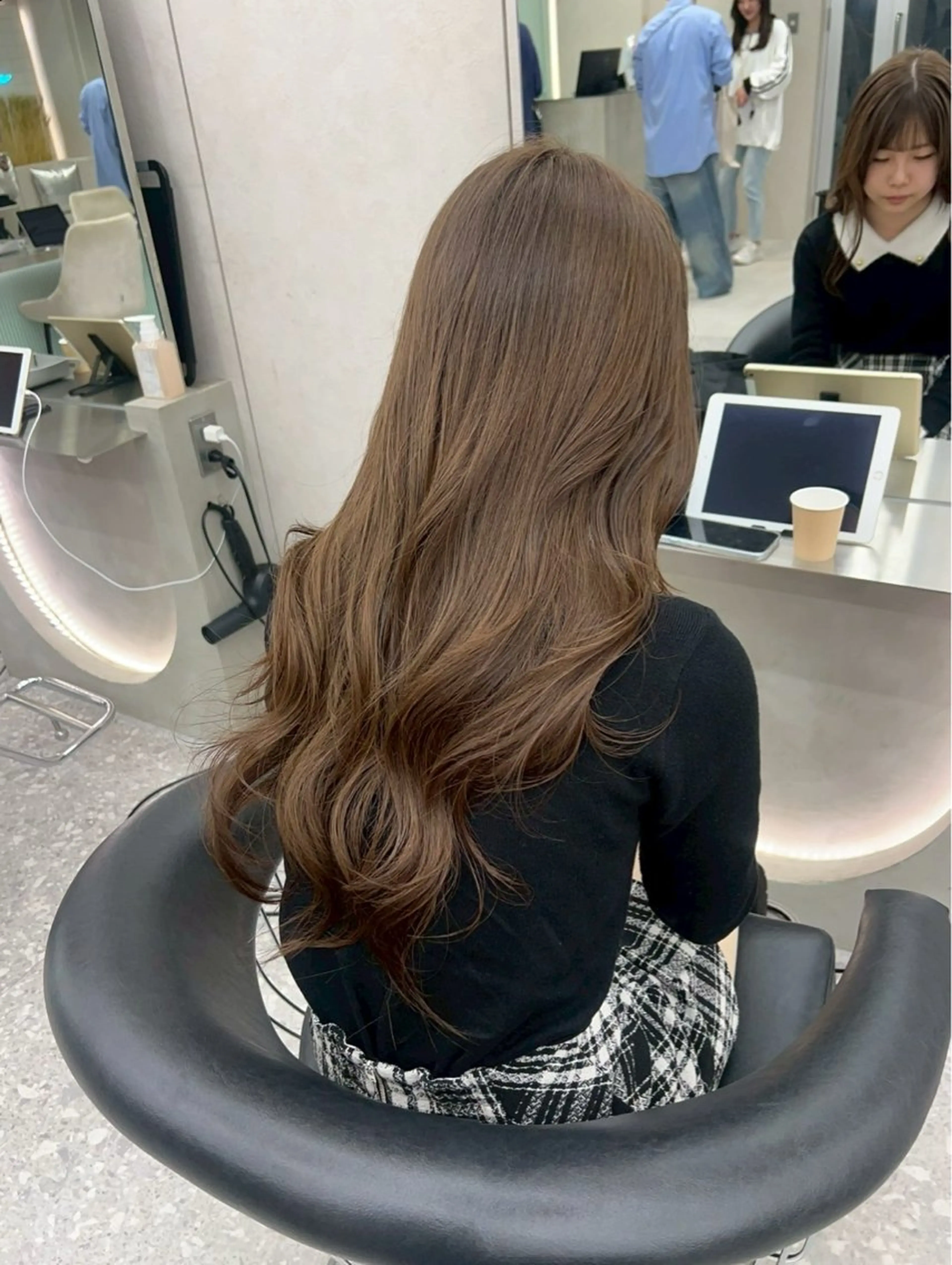 ロング カラー 🎀大川 錬🎀 ブリーチなしWカラーのヘアスタイル