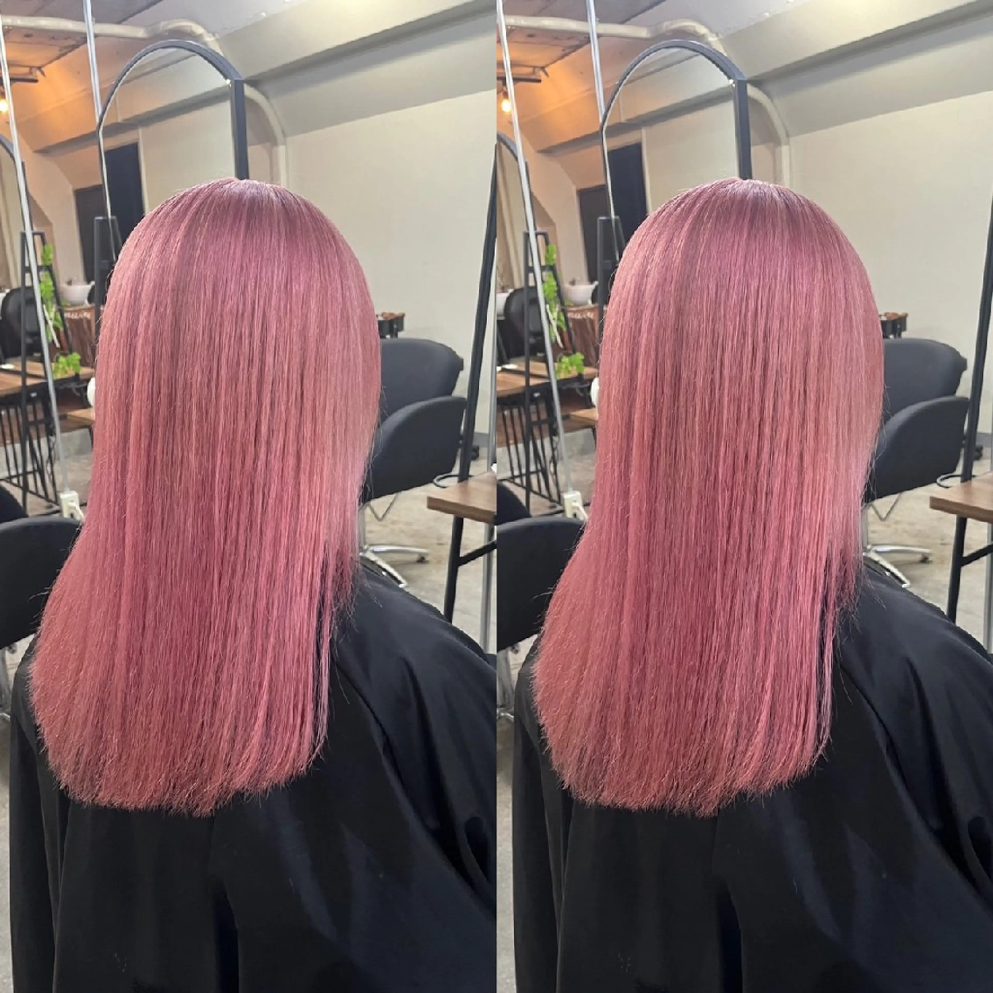 ミディアム 髪質改善 縮毛矯正 トリートメント 酸性ストレート 髪質カラー特化 akiのヘアスタイル