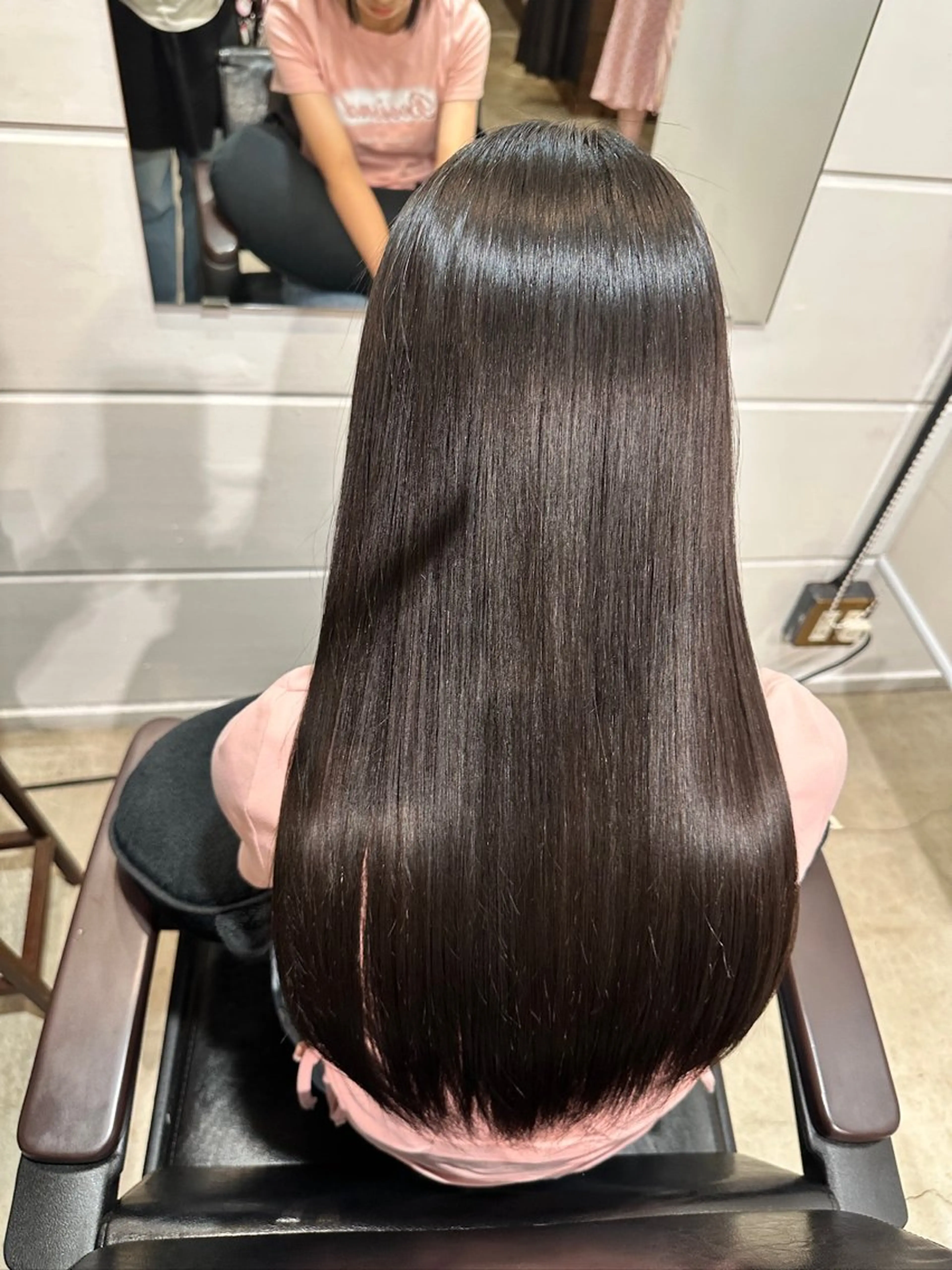 パーマ 縮毛矯正 縮毛矯正 ダブルカラー 大募集中❣️ あいりのヘアスタイル