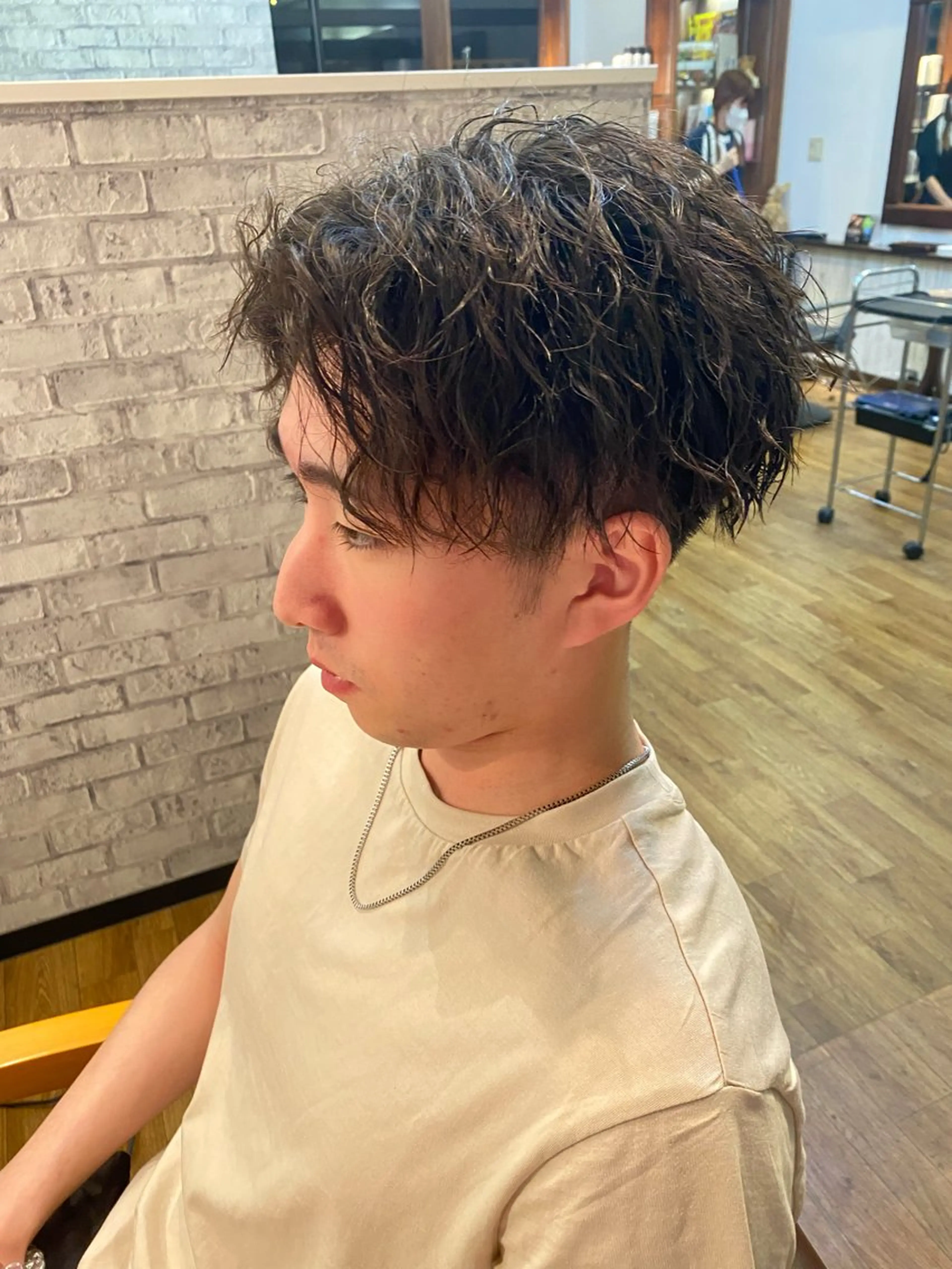 パーマ メンズ 波巻きパーマ S. RYUTAのヘアスタイル