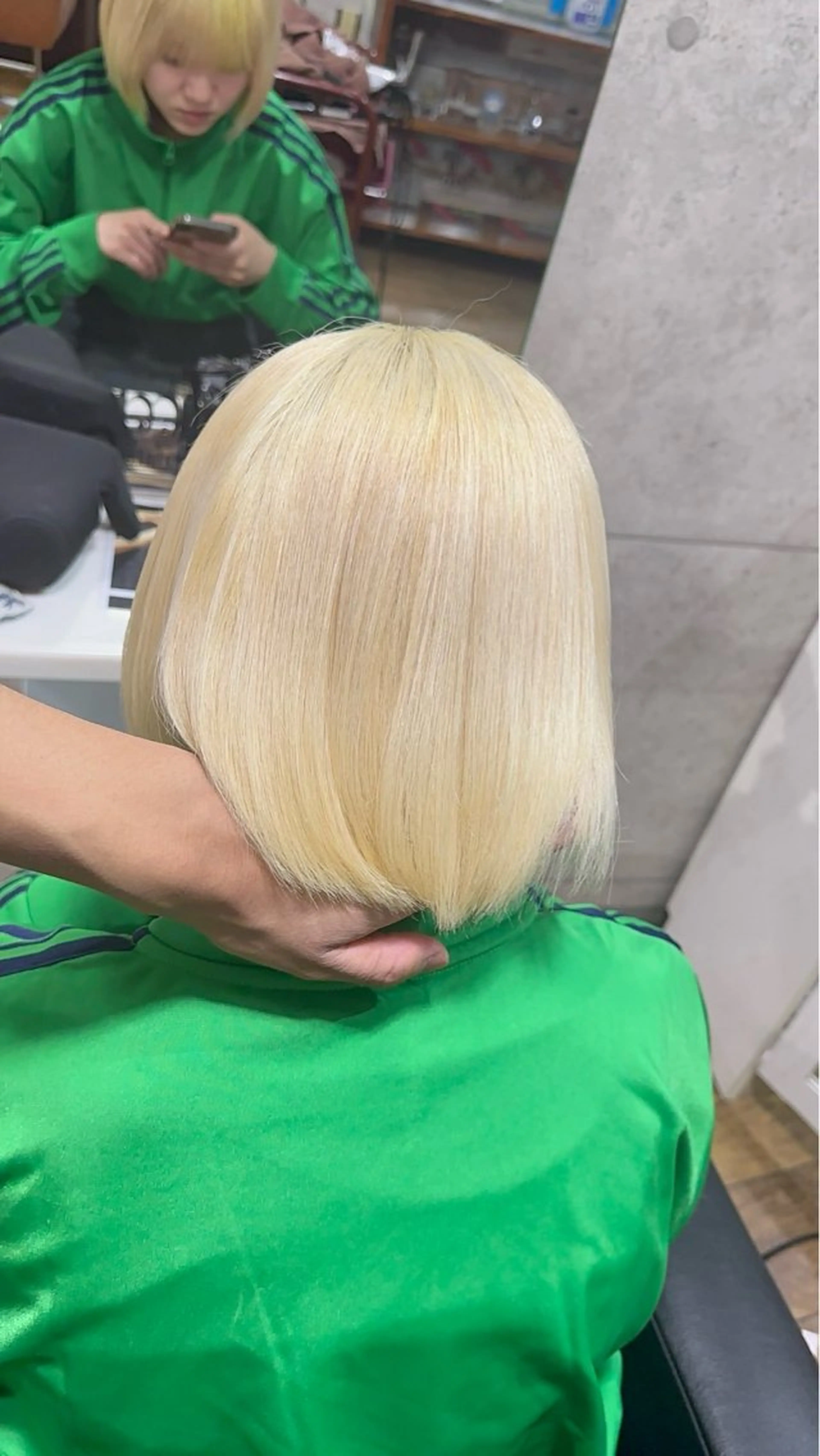 ミディアム カラー mEg hair creation 新川崎所属・カラー/塚原里沙 川崎のヘアスタイル