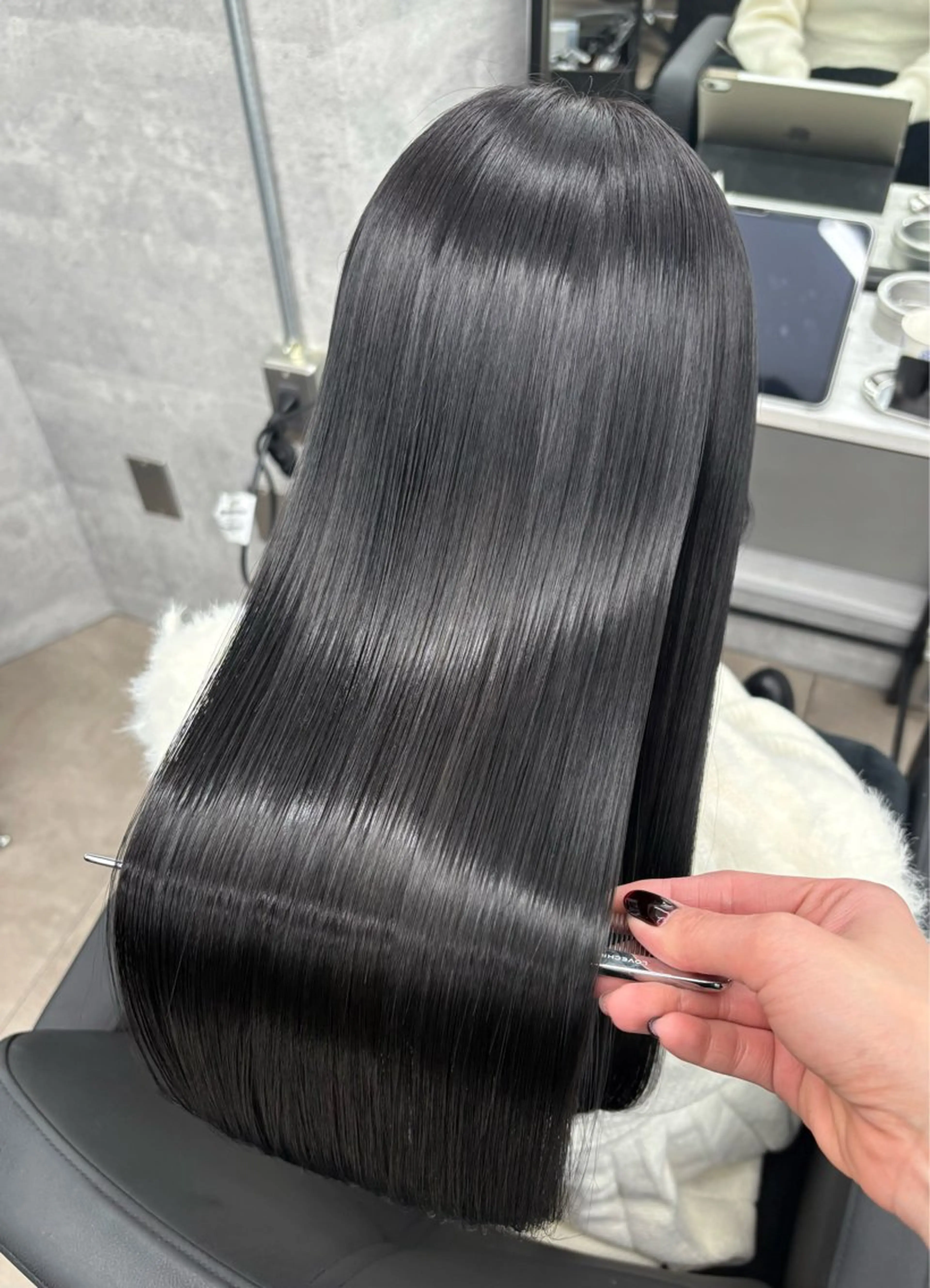 ロング カラー 新宿/髪質改善/韓国 ﾚｲﾔｰ/店長.原島のヘアスタイル