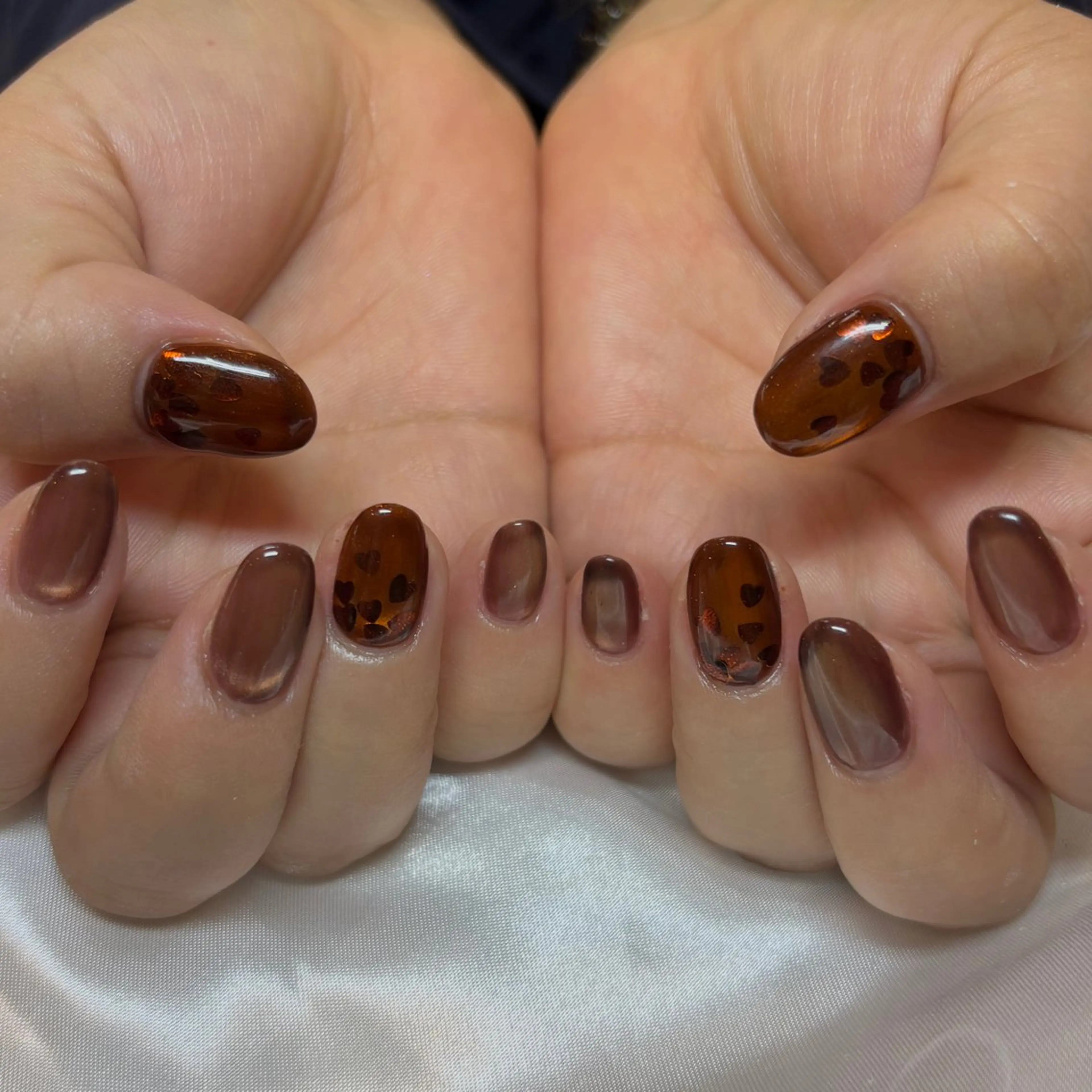 ネイル ハンドネイル YURIN 𓈒ㅤׂ 𝜗𝜚のネイルデザイン