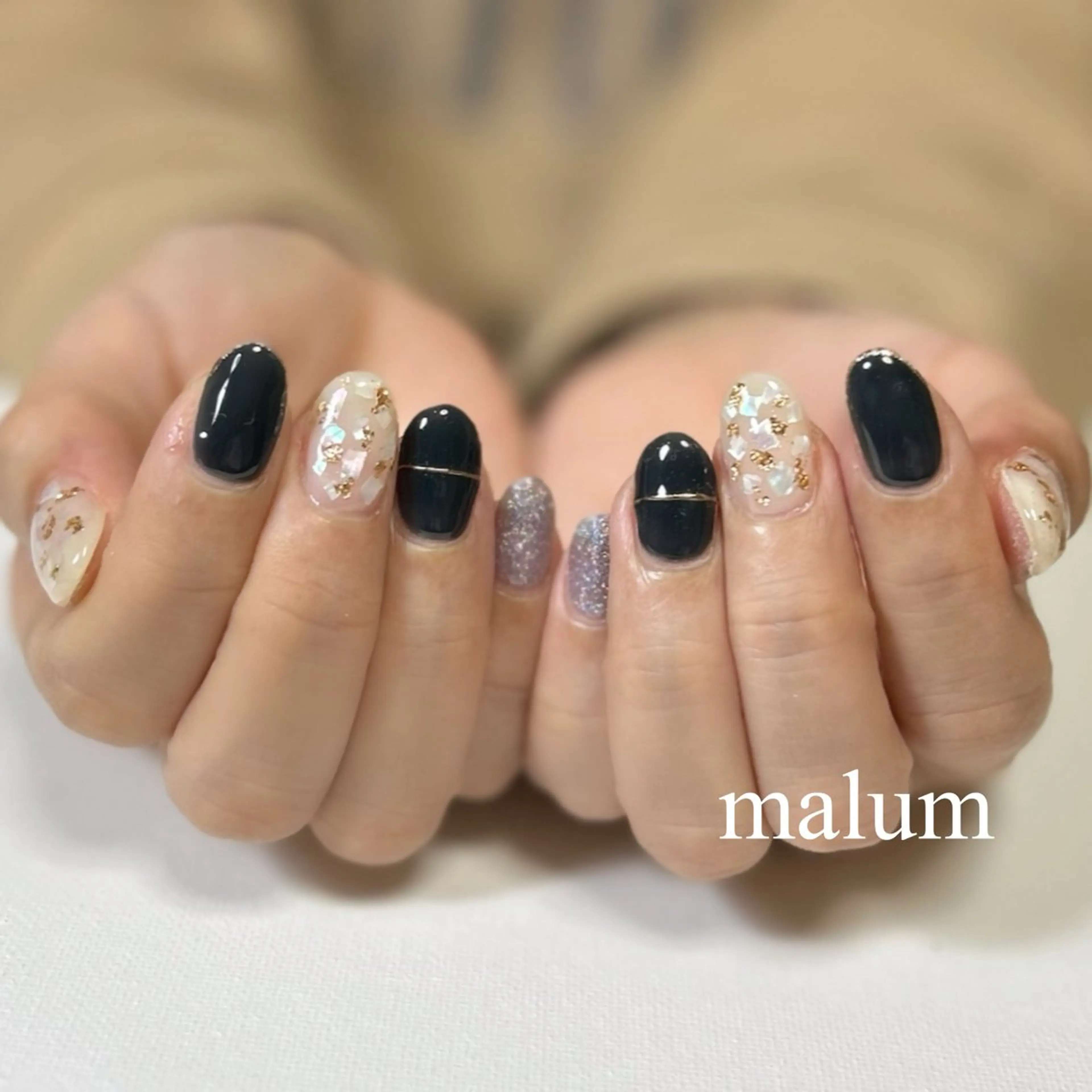 ネイル ハンドネイル malum nailのネイルデザイン