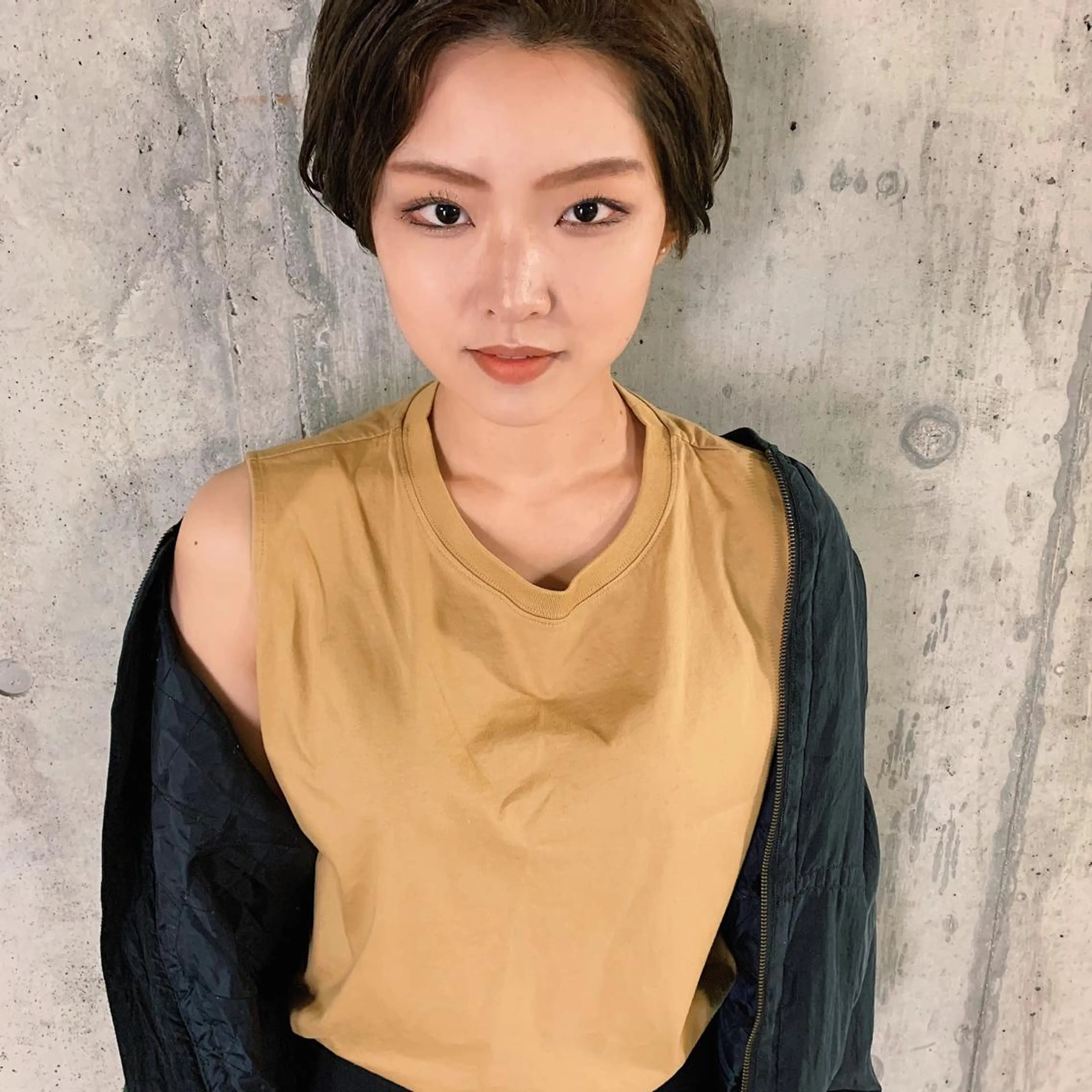 ショート カラー CODE.LINE所属・中川 竜誠のヘアスタイル