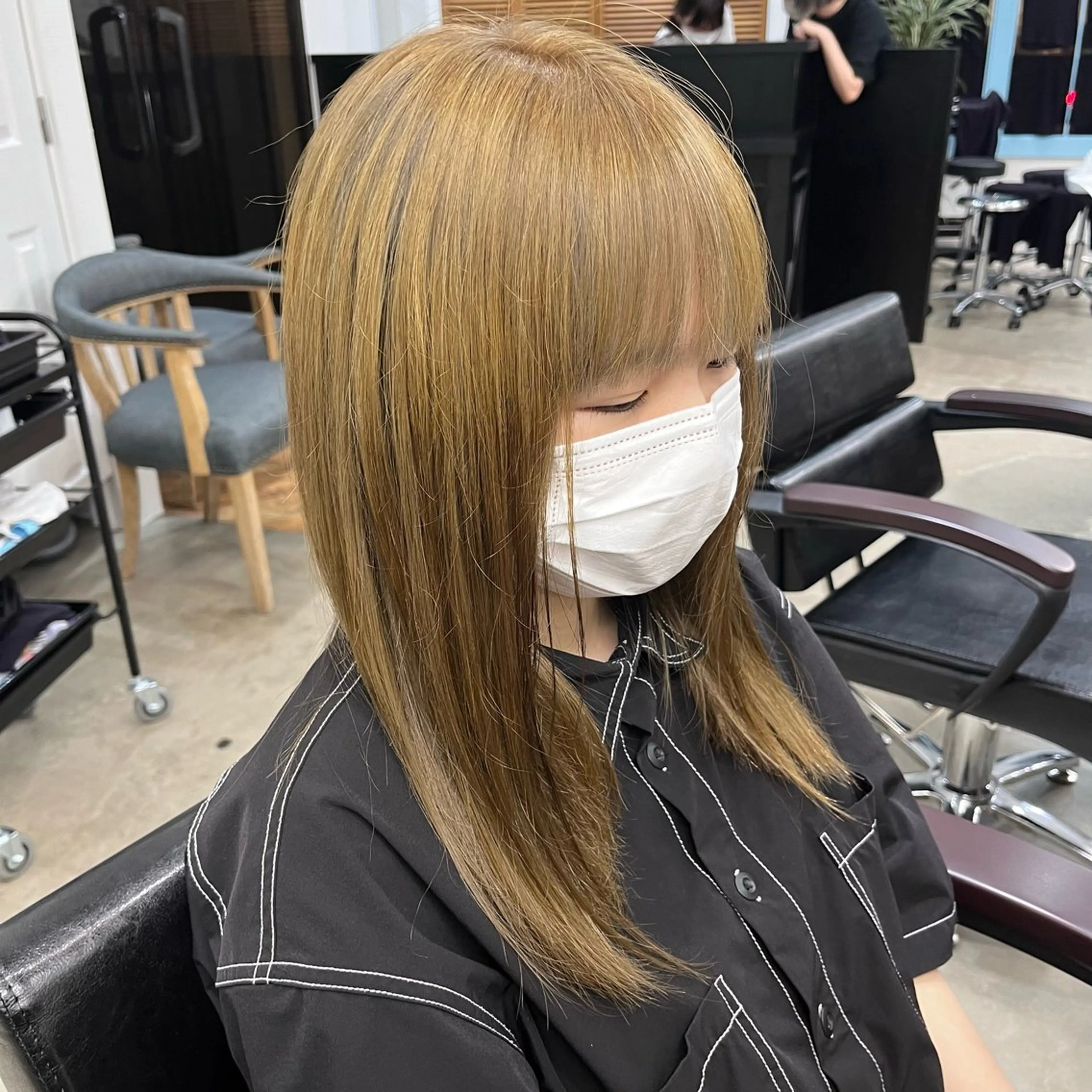 カラー ベージュカラー ブリーチ NYLON.所属・ブリーチ/縮毛矯正 ❤️‍🔥シンノスケのヘアスタイル