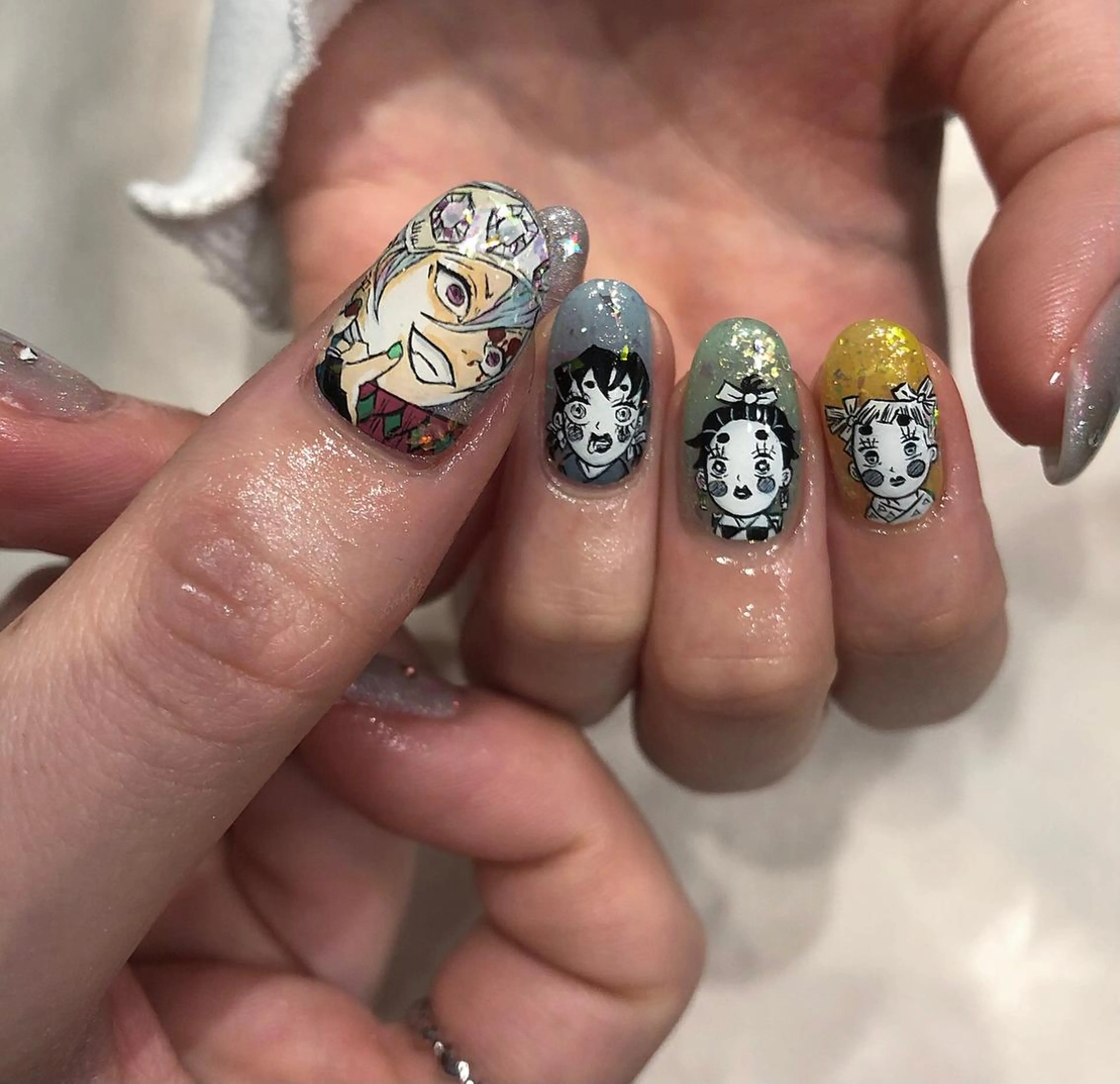 ネイル ☽ ☾のネイルデザイン