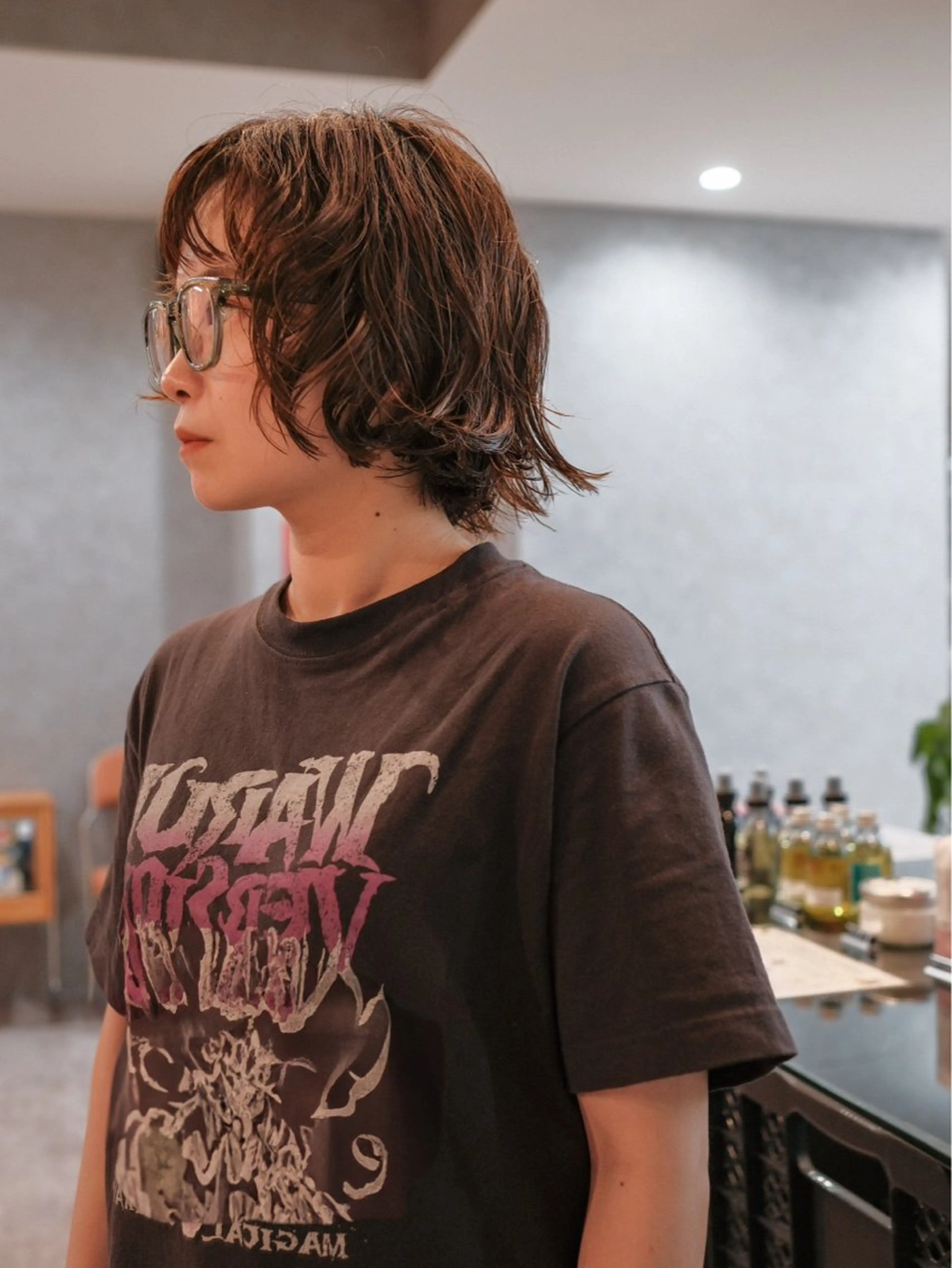 ミディアム カラー パーマ 栄・伏見 JOULE'Sのヘアスタイル