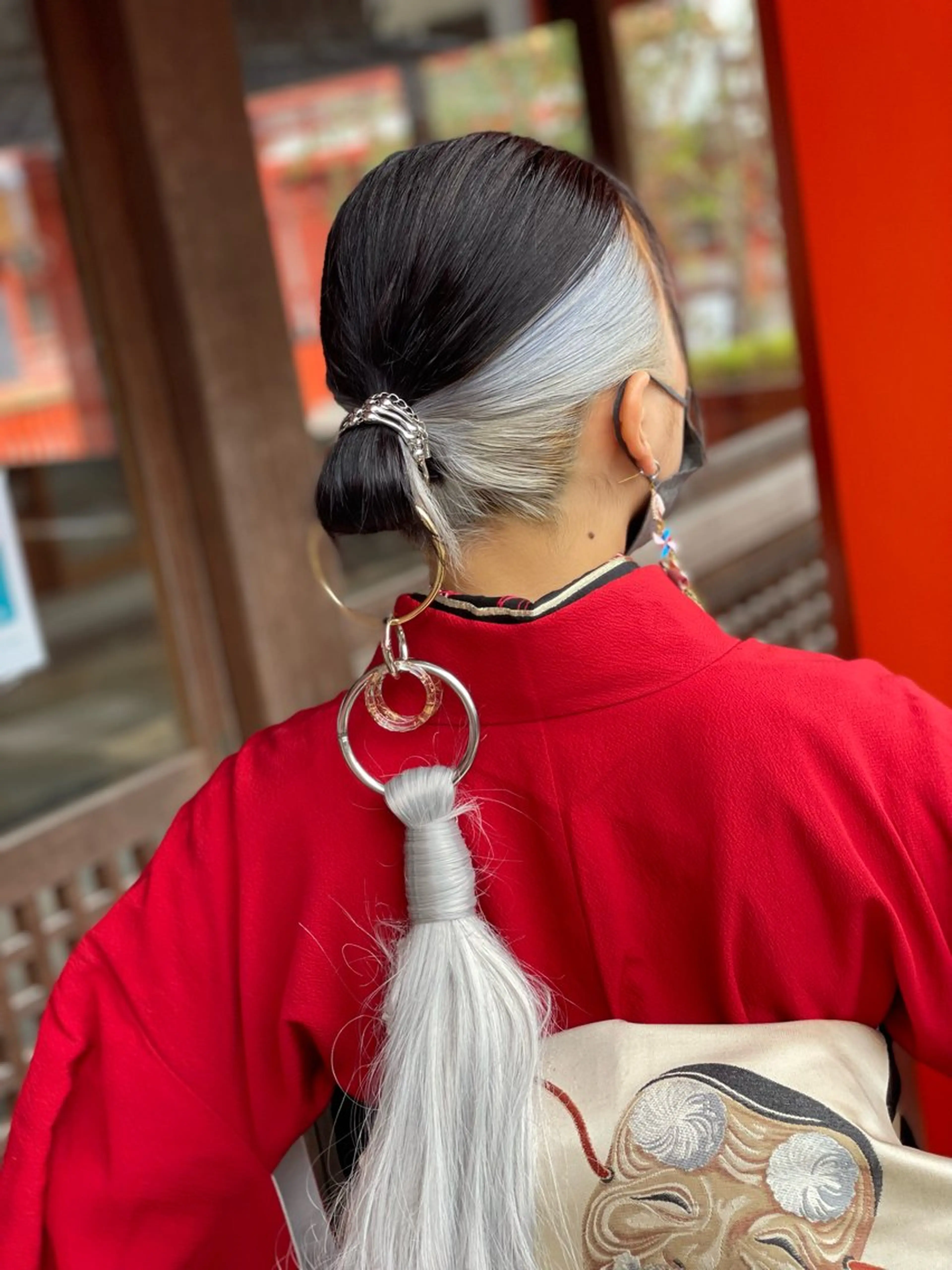 ミディアム 野地 渚のヘアスタイル