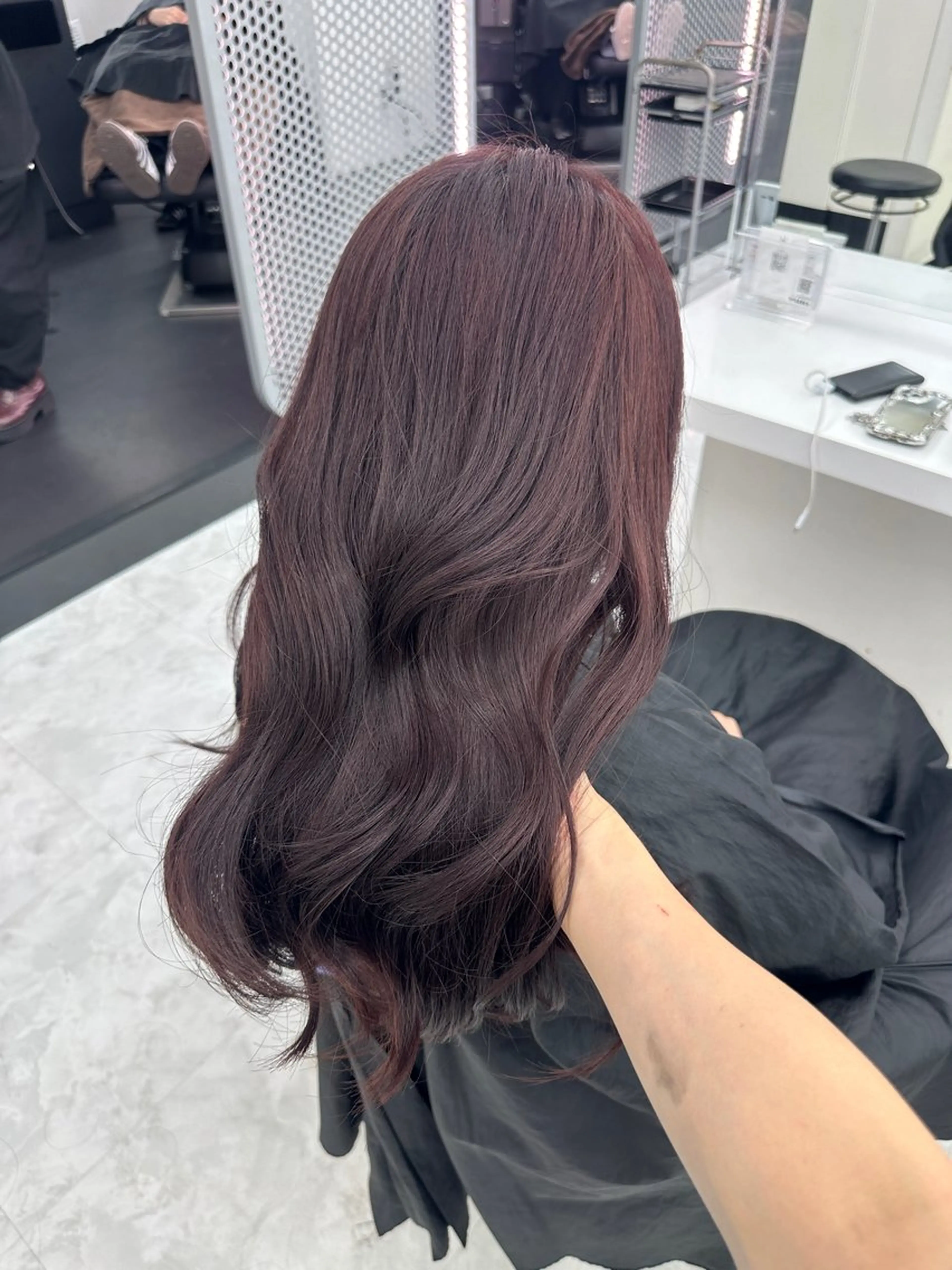 ロング カラー パーマ ヘアアレンジ メンズ キッズ ♥️韓国ヘア レイヤー♥️ゆりのヘアスタイル