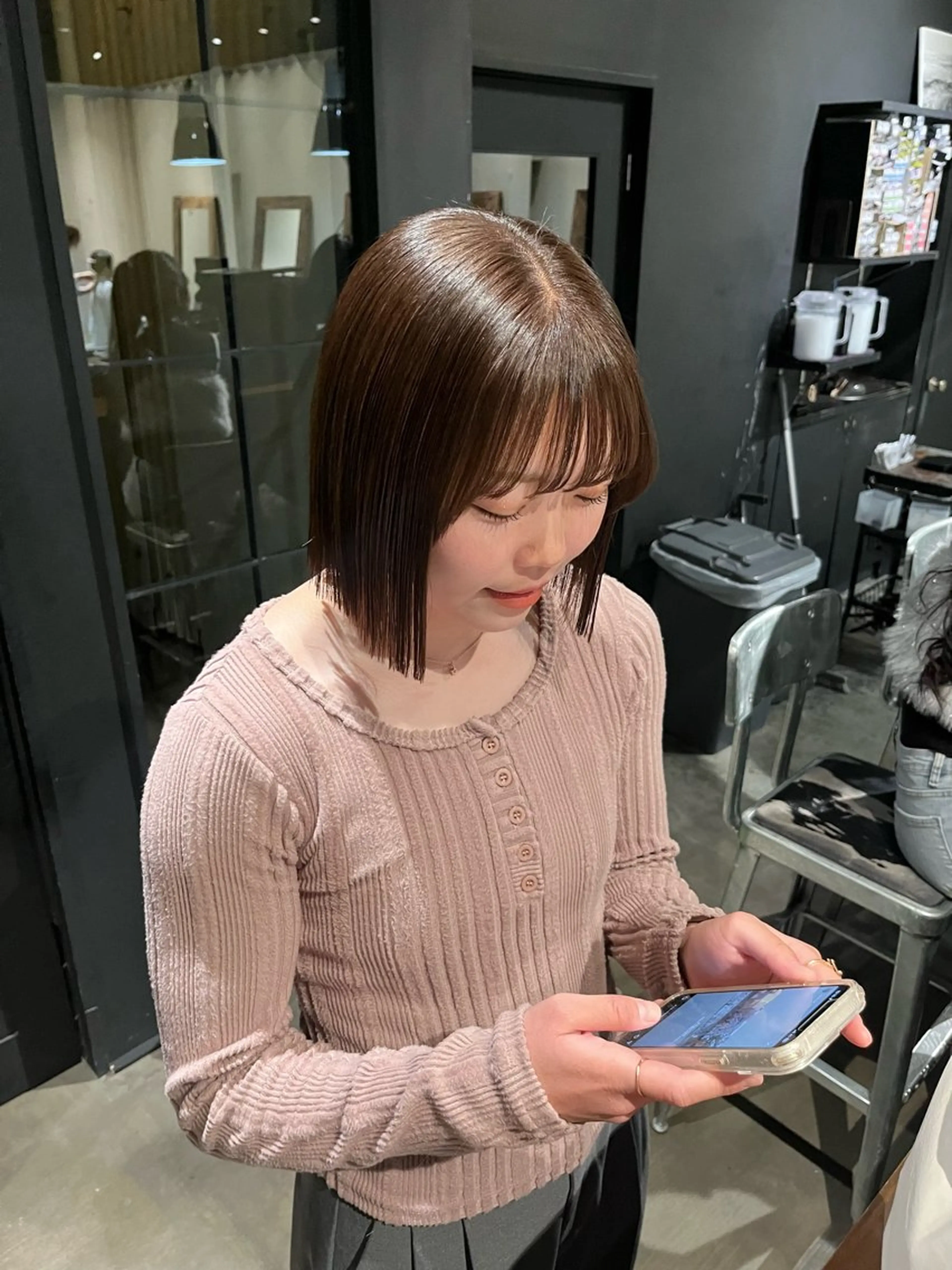 【minimo限定クーポン🐿️🍂】ワンカラー+スタンダードトリートメントの写真